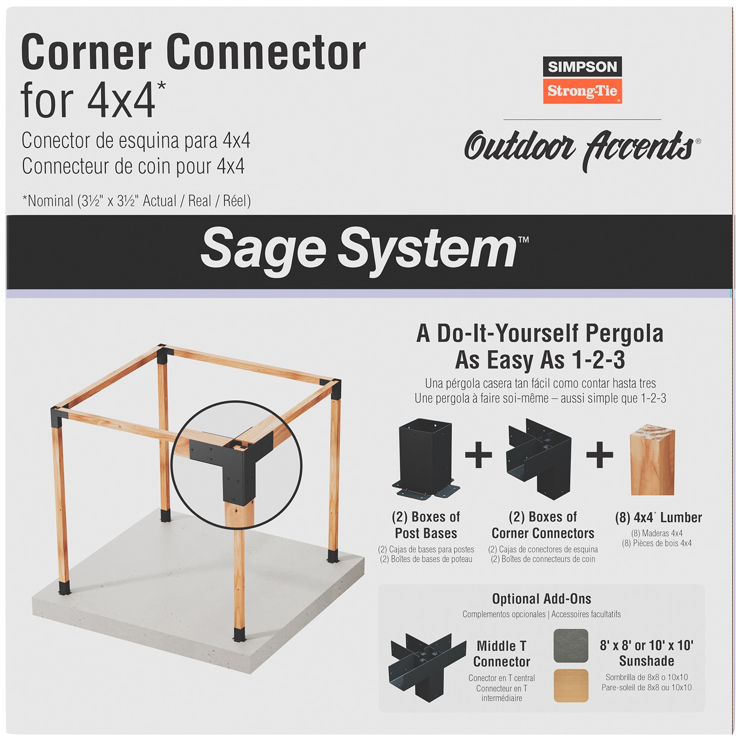 Simpson Strong-Tie SAGE-C44-KT2 Mending-Plates-Brackets-Braces - View #2