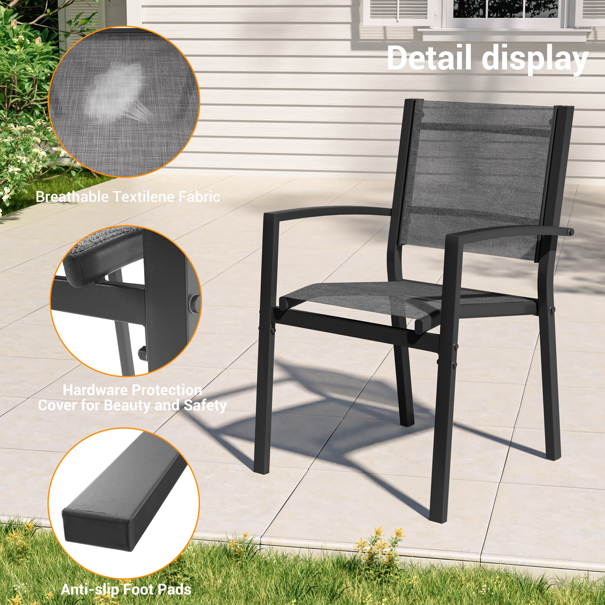 ACEGOSES LW-267-GY Patio-Conversation-Sets - View #4