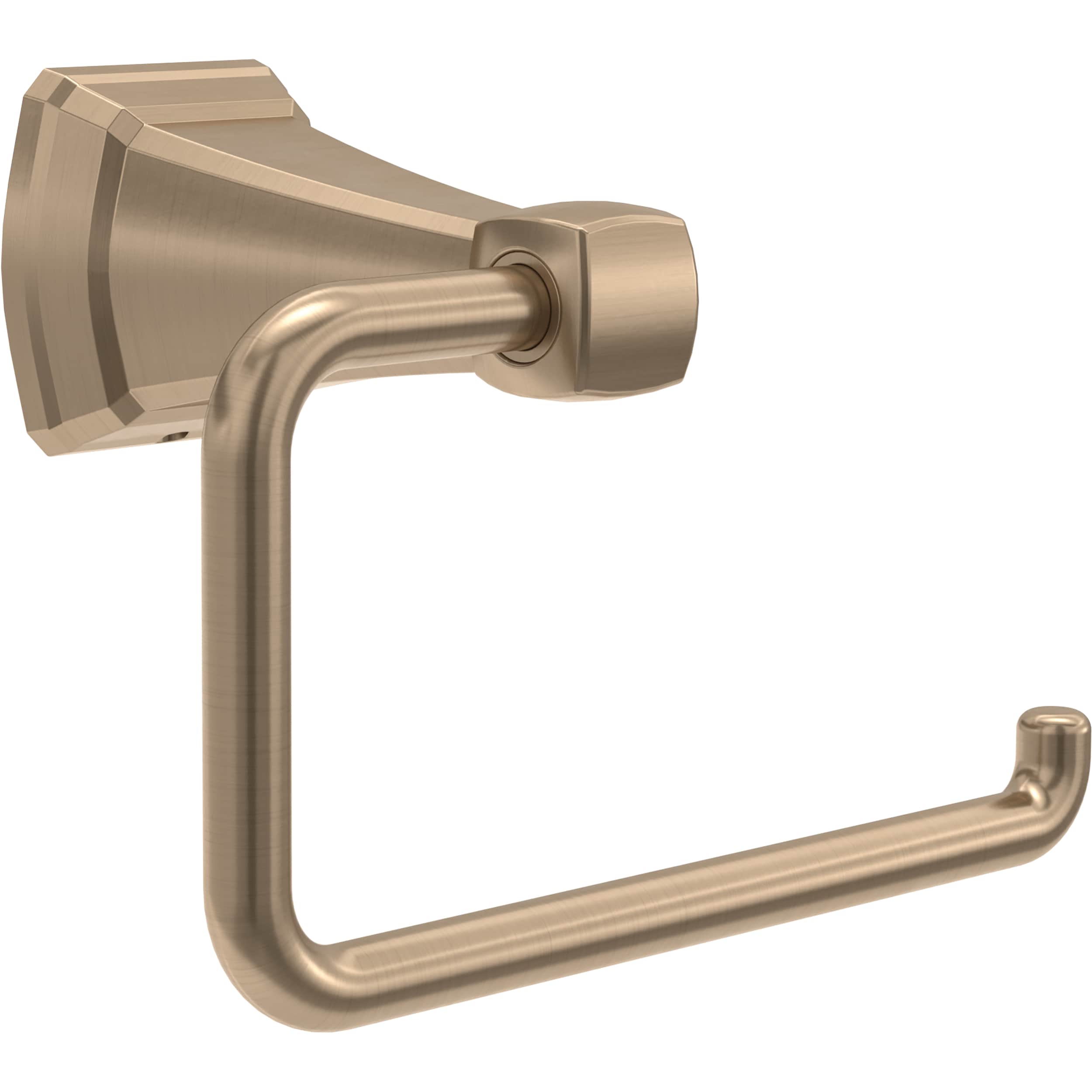 Delta KNX50-CZ Knoxville Champagne Bronze Wall mount Euro Toilet Paper Holder 1 -Rolls with Storage