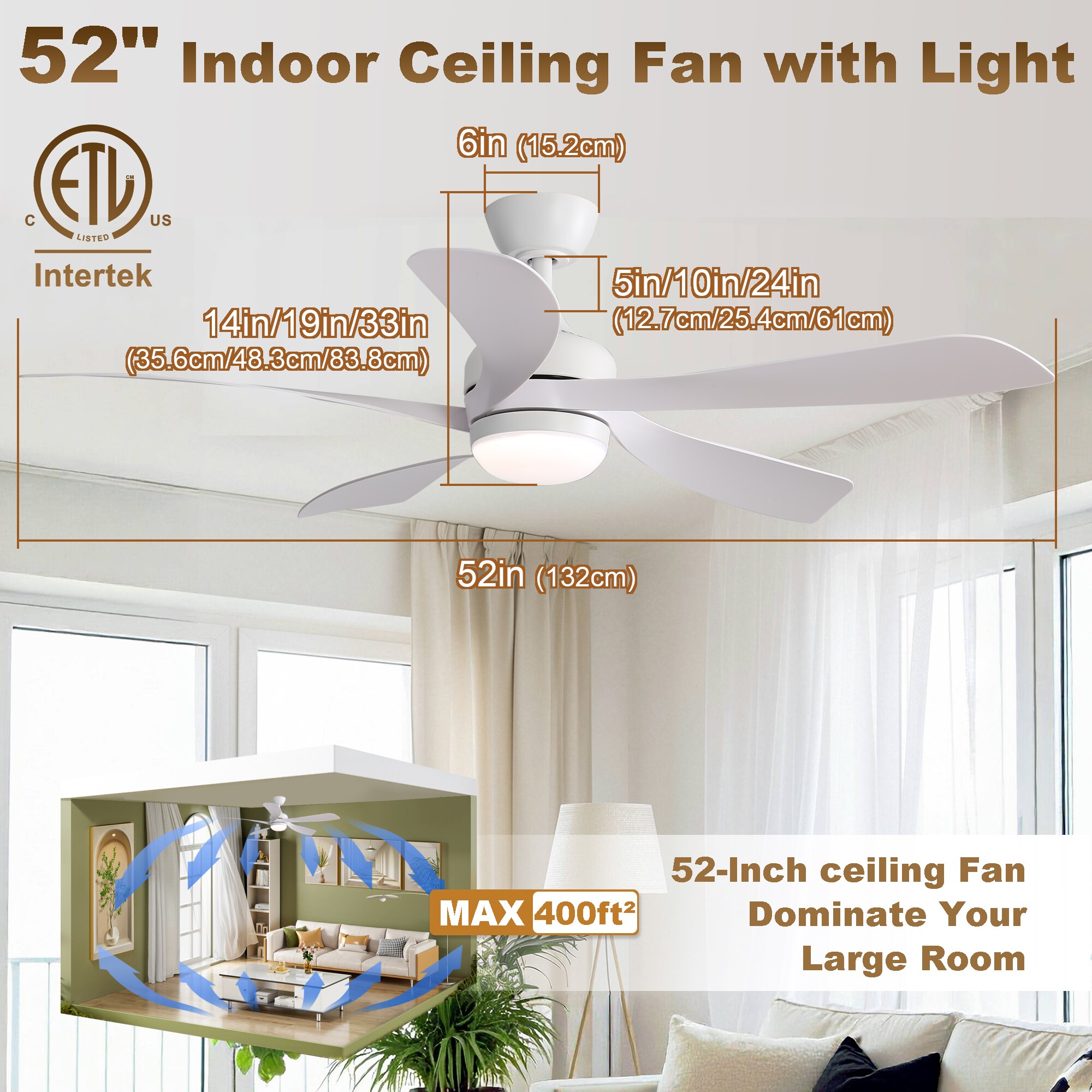 Sunrinx MG13-CF-08 Ceiling-Fans - View #6