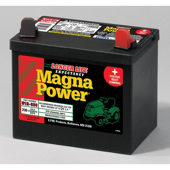 spil Arne hun er Sure Power 12-Volt 275-Amp Lawn Mower Battery | Maintenance-Free | Right  Terminals | Long Life | Easy Installation | 230 Cold Cranking Amps in the  Power Equipment Batteries department at Lowes.com