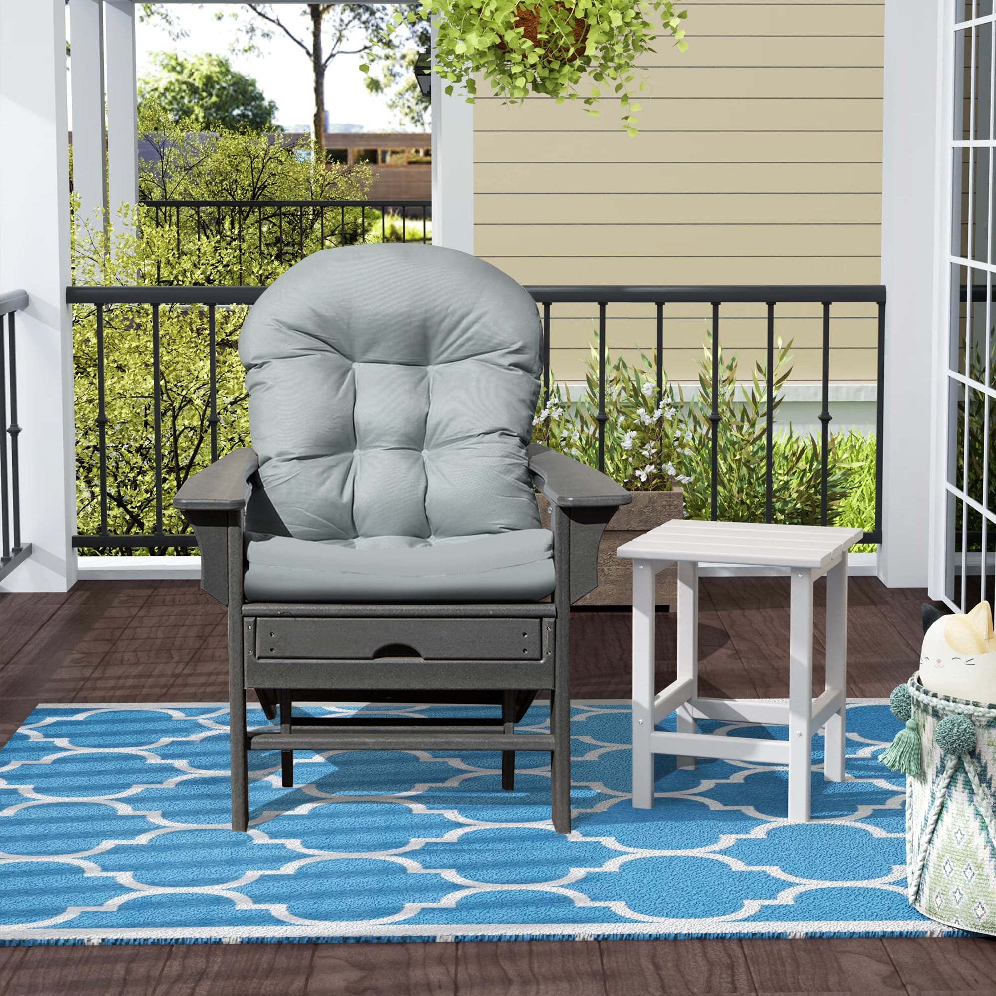 WELLFOR TDJ10877GR Patio-Furniture-Cushions - View #5