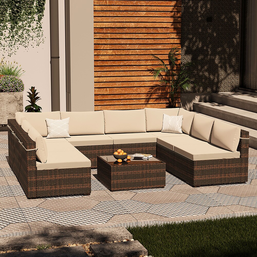 UPHA TBSF-AB2C-BEIGE Patio-Conversation-Sets - View #8
