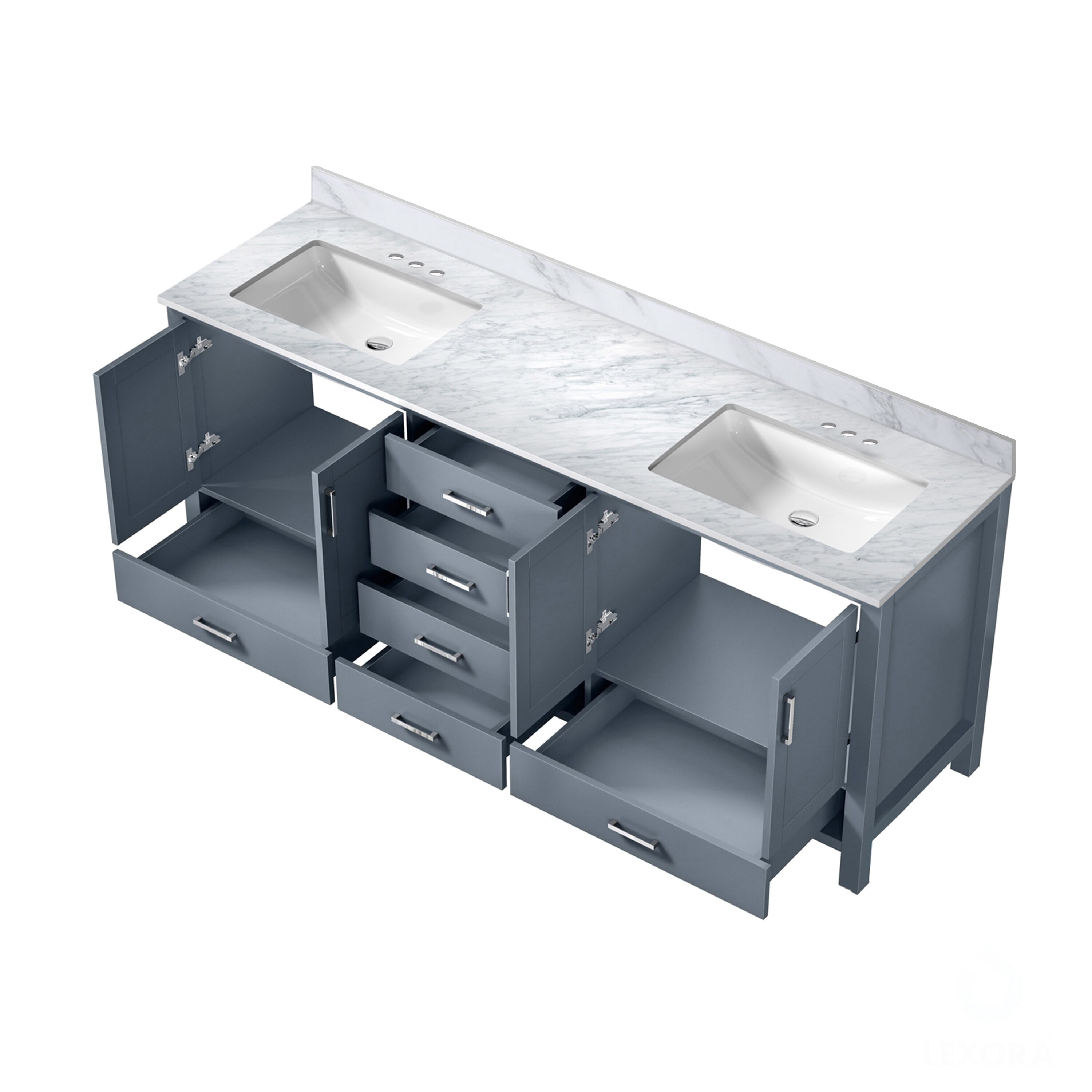 Lexora LJ342280DBDS000 Bath-Vanity-Combo - View #5