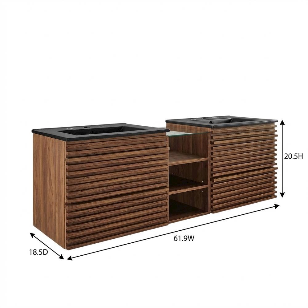 FurniFact BO3791008WHT Bath-Vanity-Combo - View #3