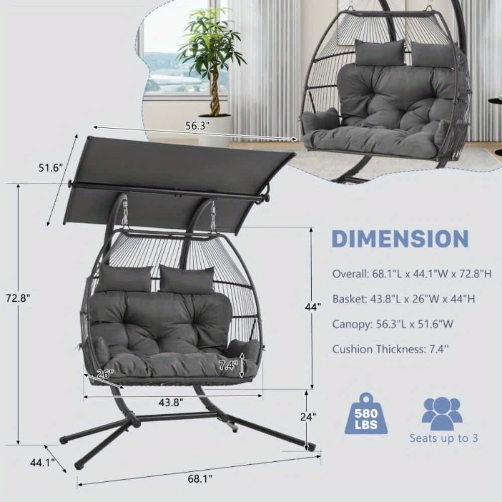 U-HOMY LY-160SG-OT Patio-Chairs - View #3