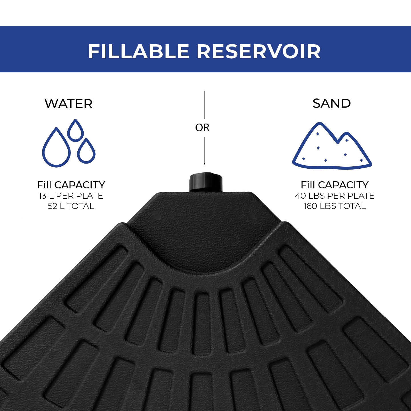 Backyard Expressions 913592 Umbrella-Bases - View #3