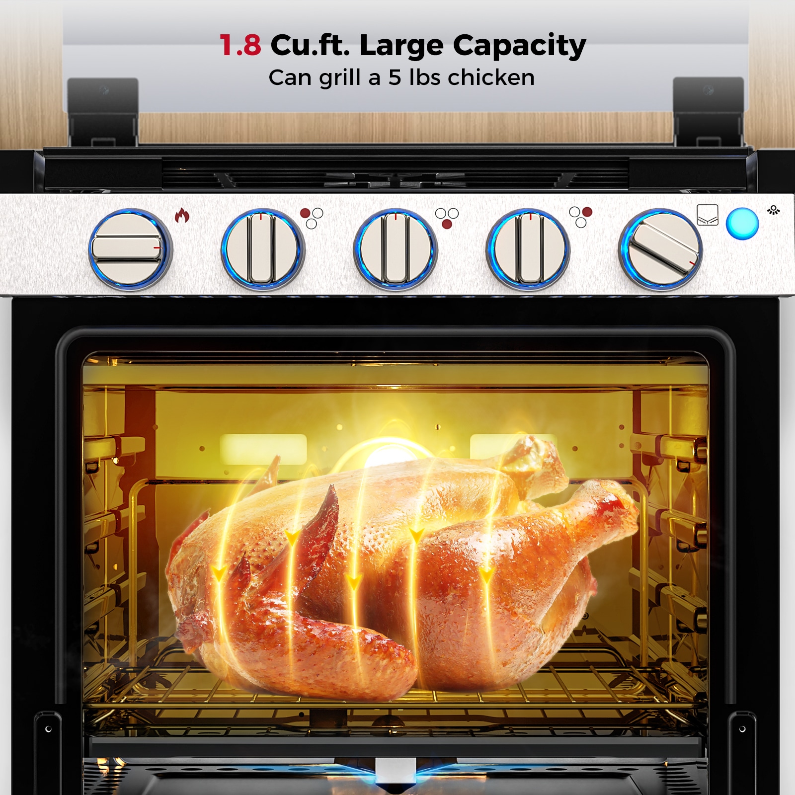 Camplux RGS21MSF Freestanding-Gas-Ranges - View #2