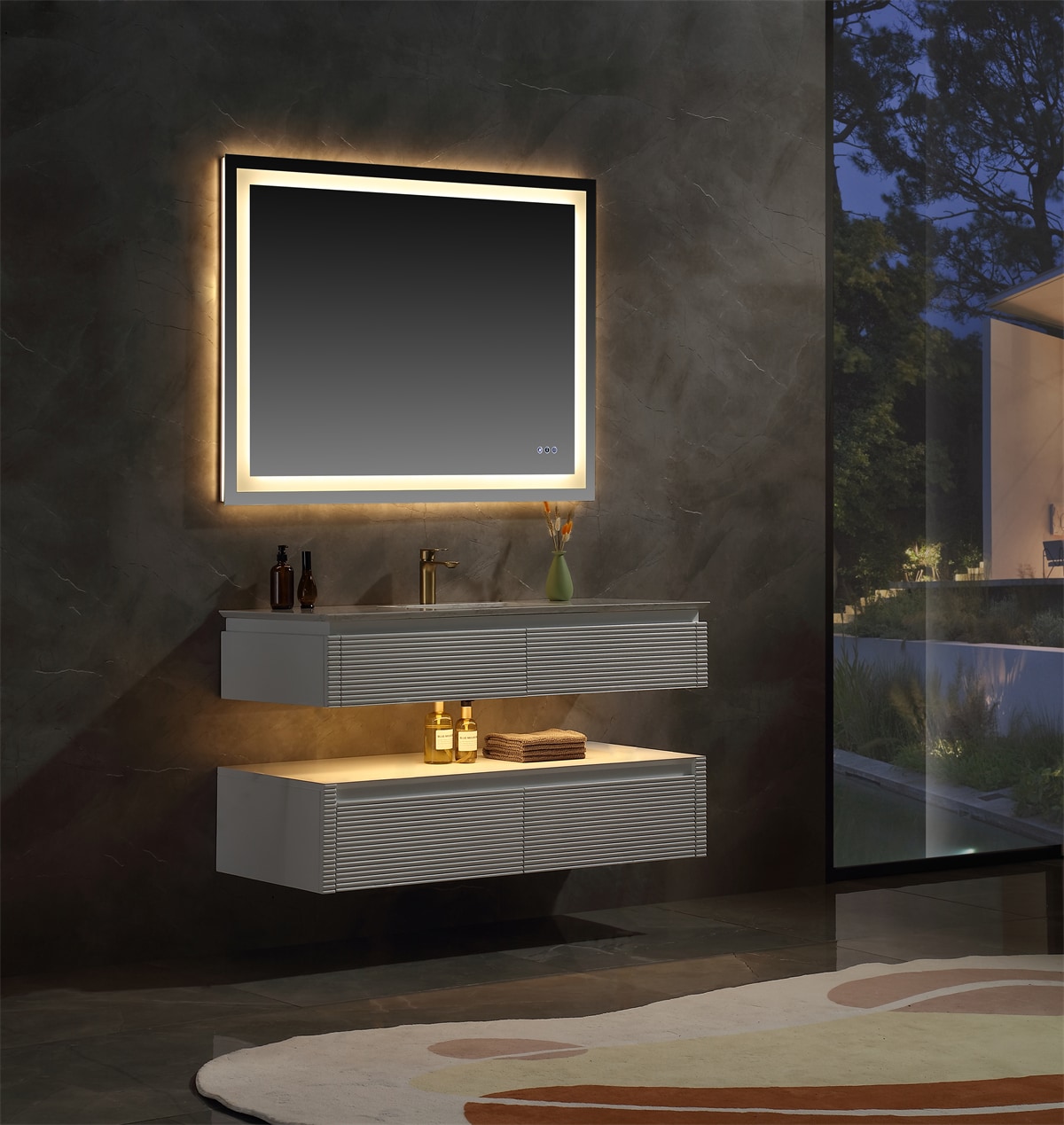 WELLFOR EX-UNBV36WH Bath-Vanity-Combo - View #4