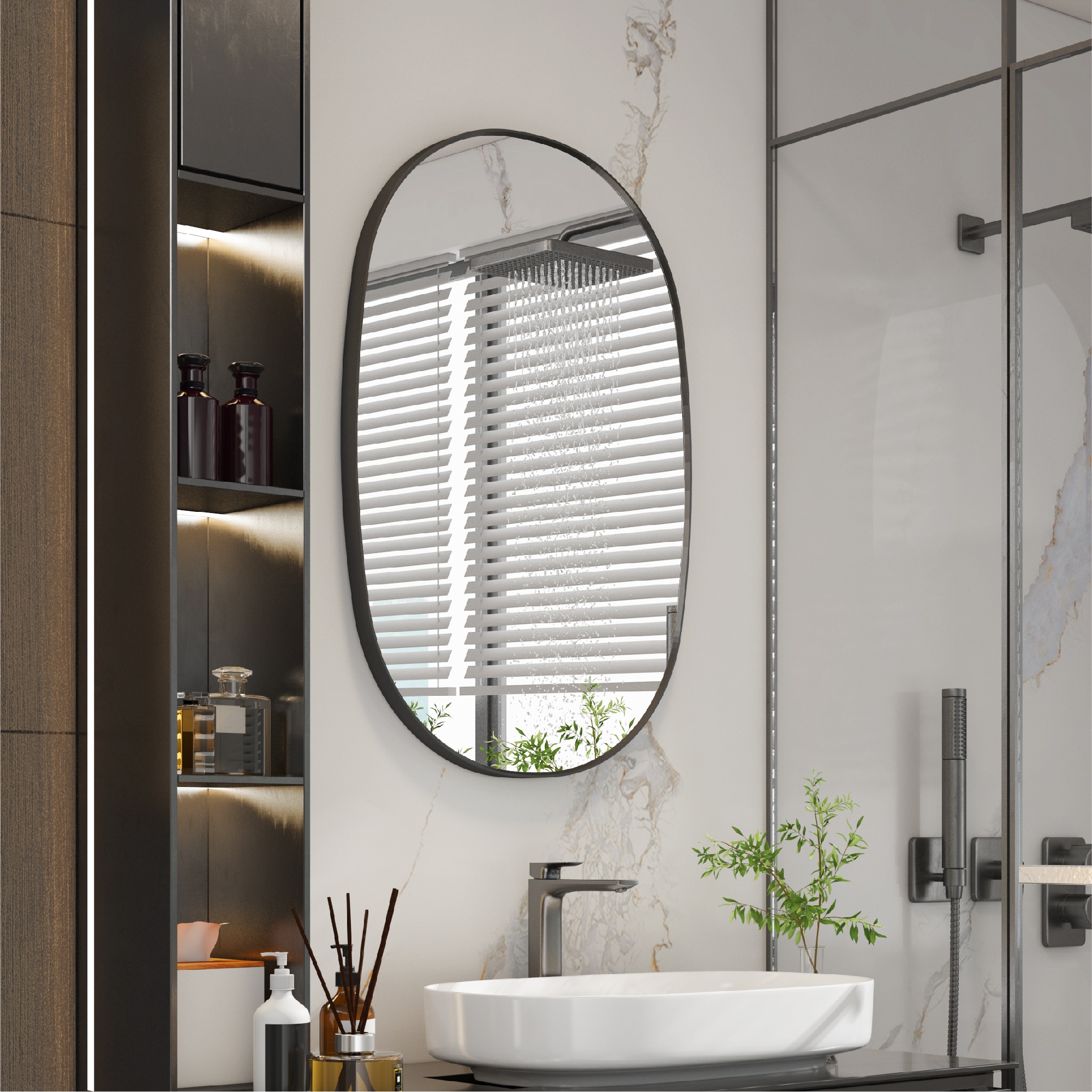 Forclover YOAE41257SL Framed-Bath-Mirrors - View #3