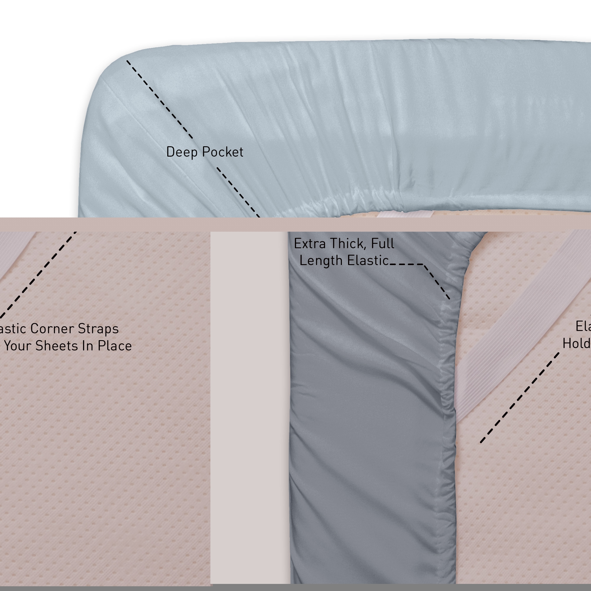 Sweet Home Collection LOW-4P-SH-FL-MIS Sheet-Sets - View #5