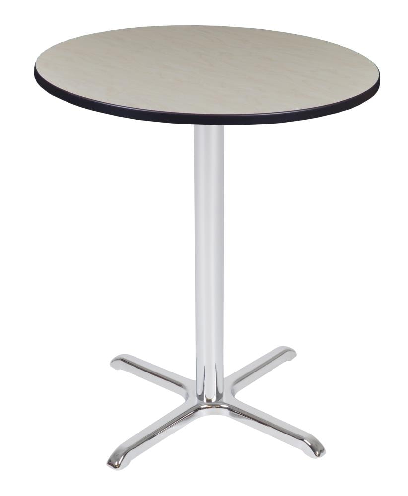 Regency TVCX36RNDPLCM Breakroom Off-white 4-Person Training Table (36-in W x 42-in H)