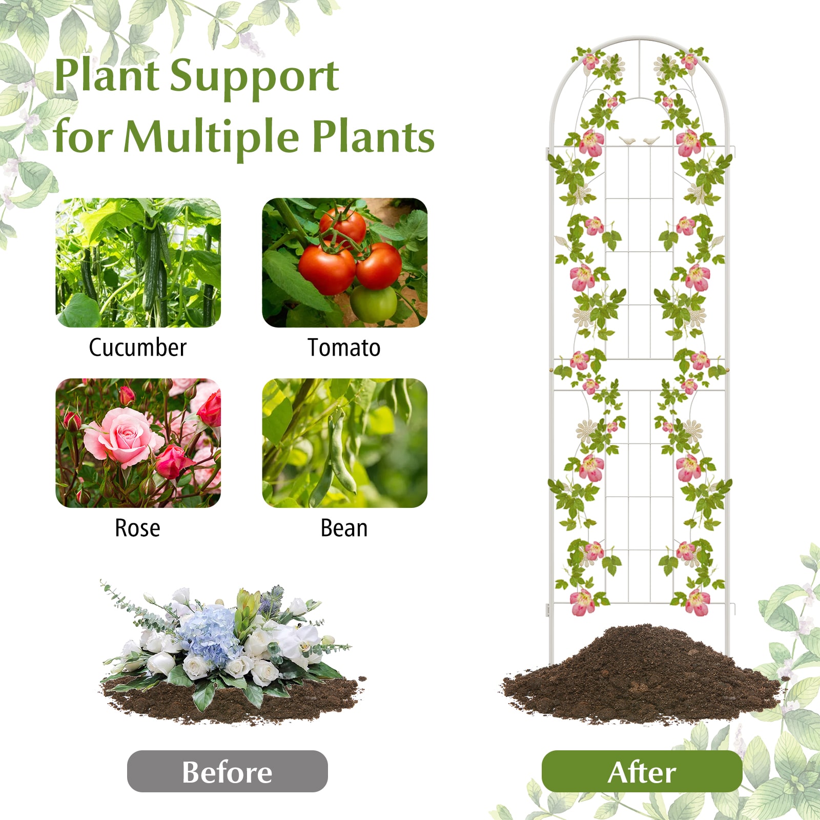  YSGT416643WH Garden-Trellis - View #2