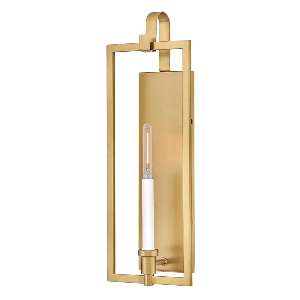 Lark 84210LCB Stassi 7.5-in W 1 -Light Polished Brass Wall Sconce