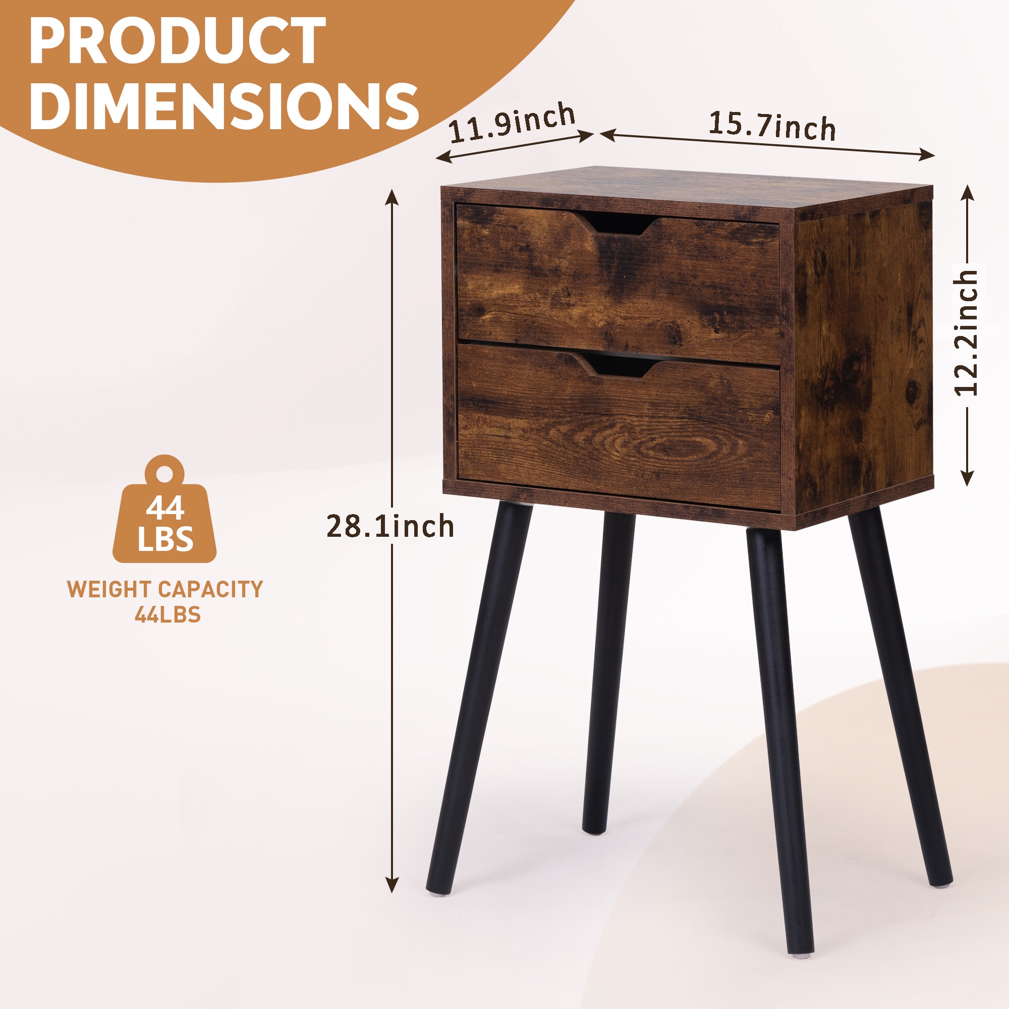 Kahomvis MIX-QPN1-349 nightstands - View #3