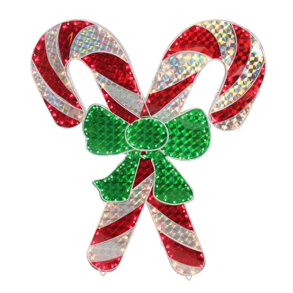 Details about   Plastic Christmas Candy Cane Holiday Decor Outdoor Prop 41.5" tall 