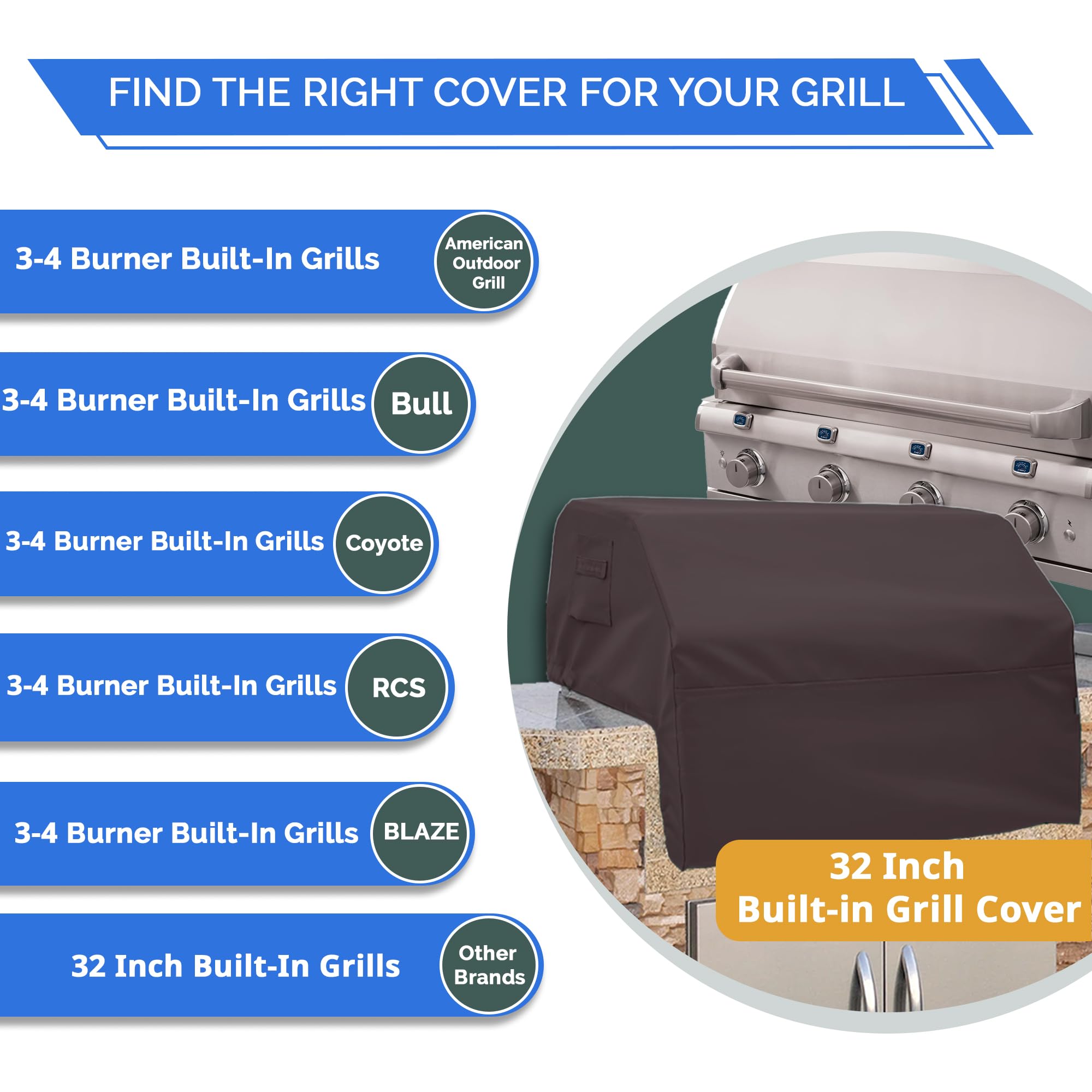 Covers & All 665502048112 Grill-Covers - View #3