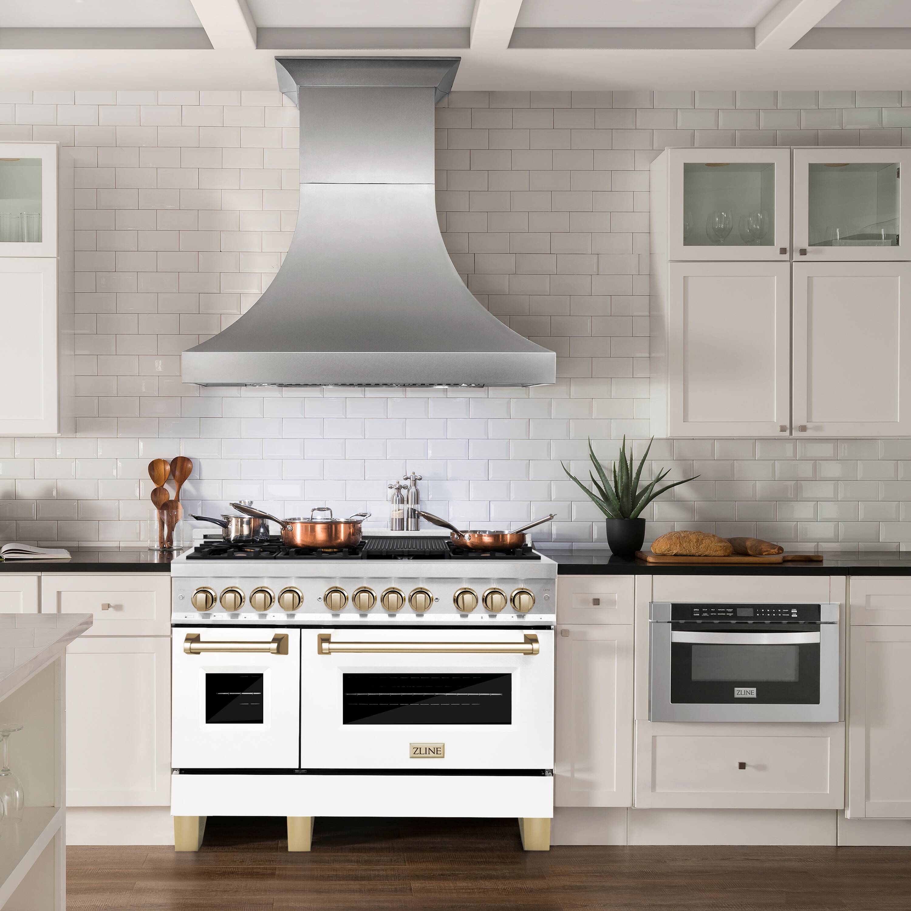 ZLINE KITCHEN & BATH RASZ-WM-48-G Double-Dual-Fuel-Ranges - View #12