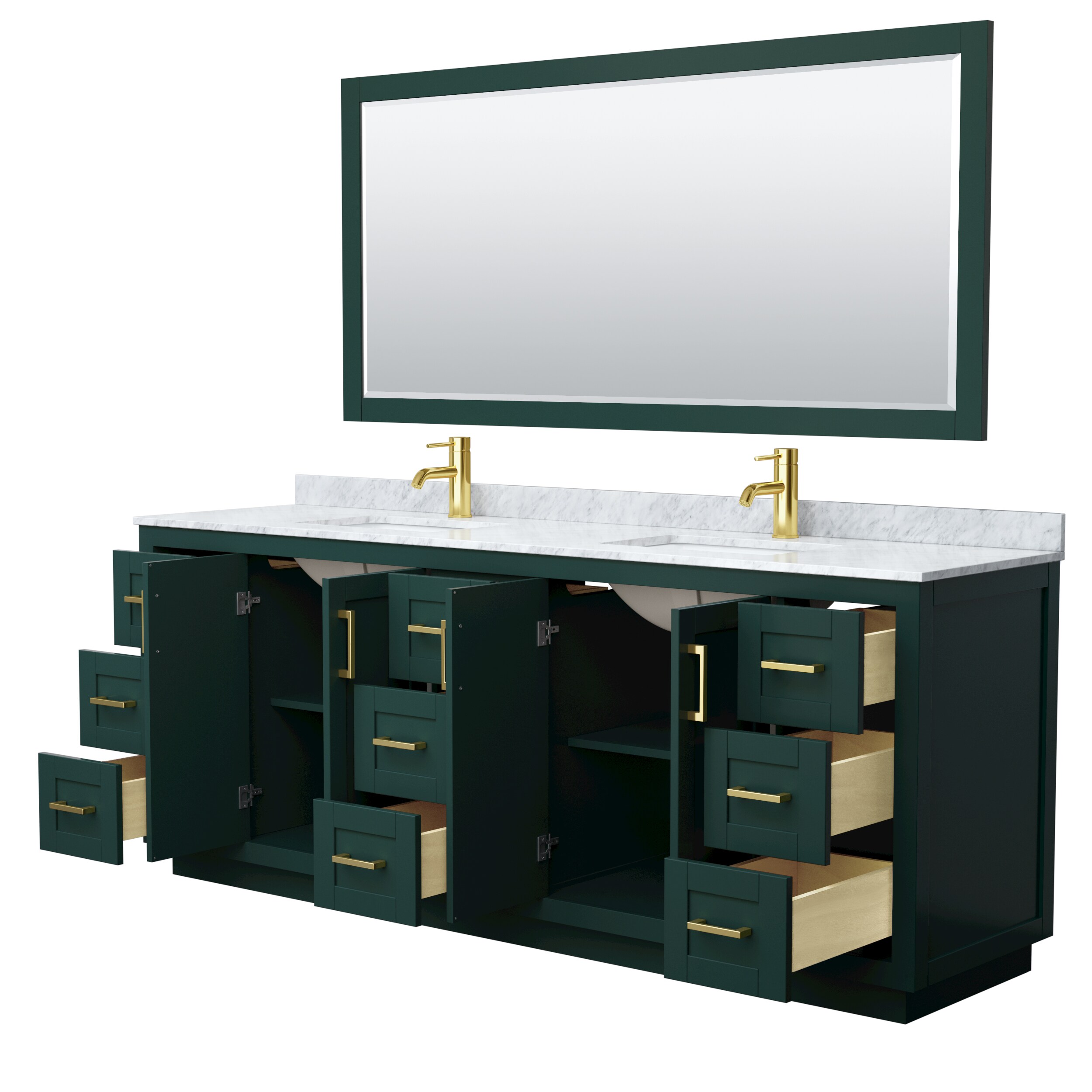 Wyndham Collection WCF292984DGDCMUNSM70 Bath-Vanity-Combo - View #3