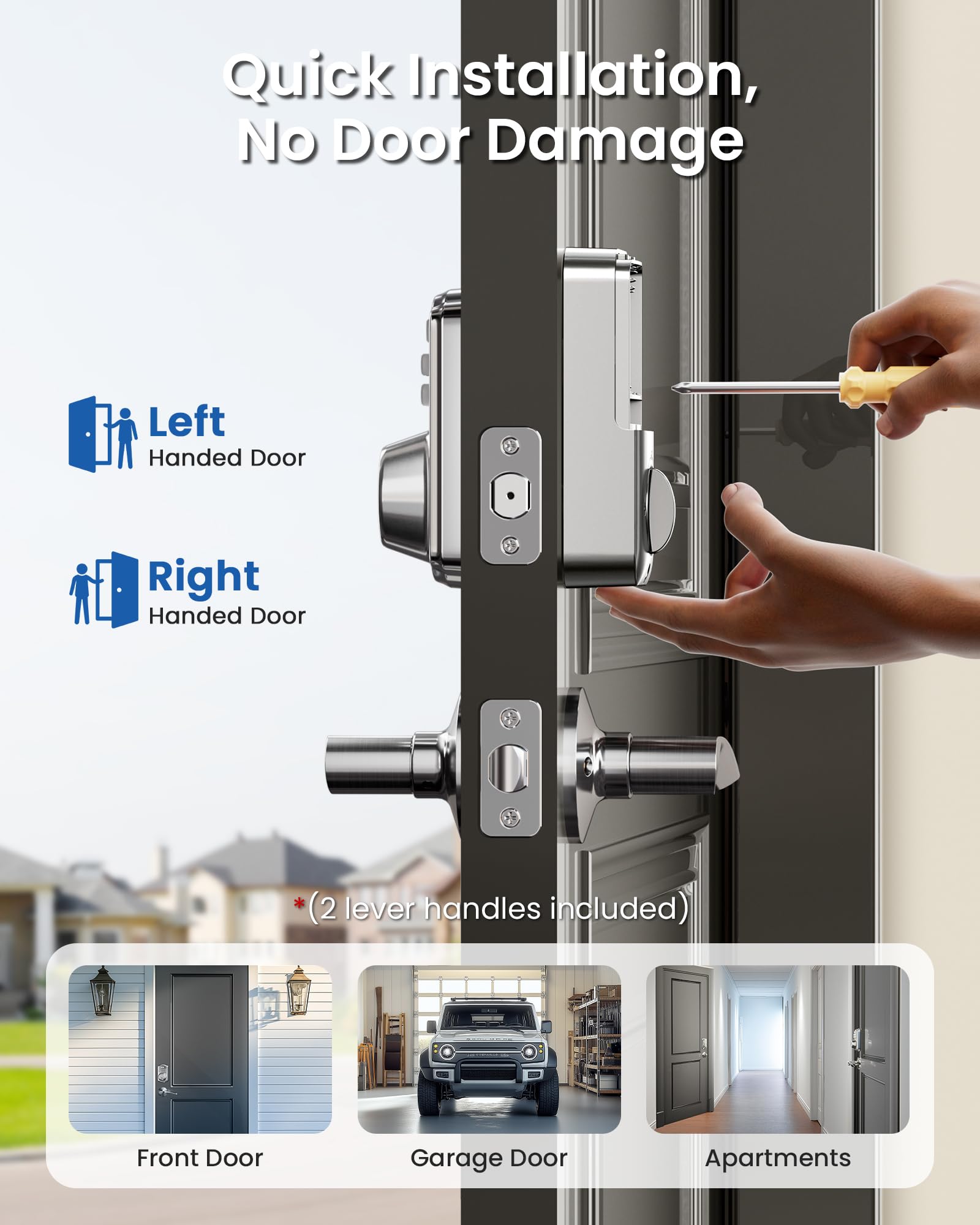 SenQWFa LDC0821C500 Electronic-Door-Locks - View #7