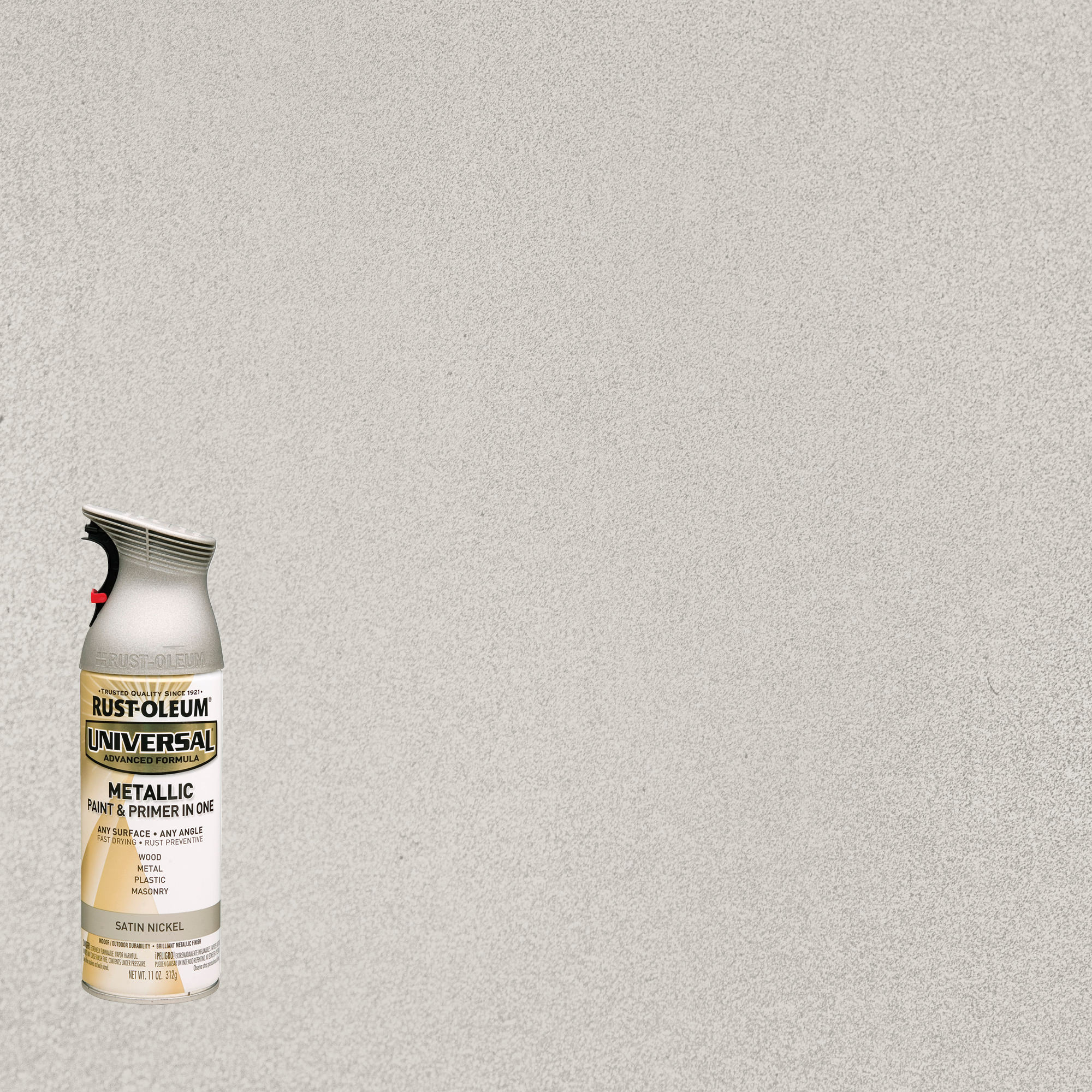 Rust-Oleum Universal Satin White Spray Paint and Primer In One