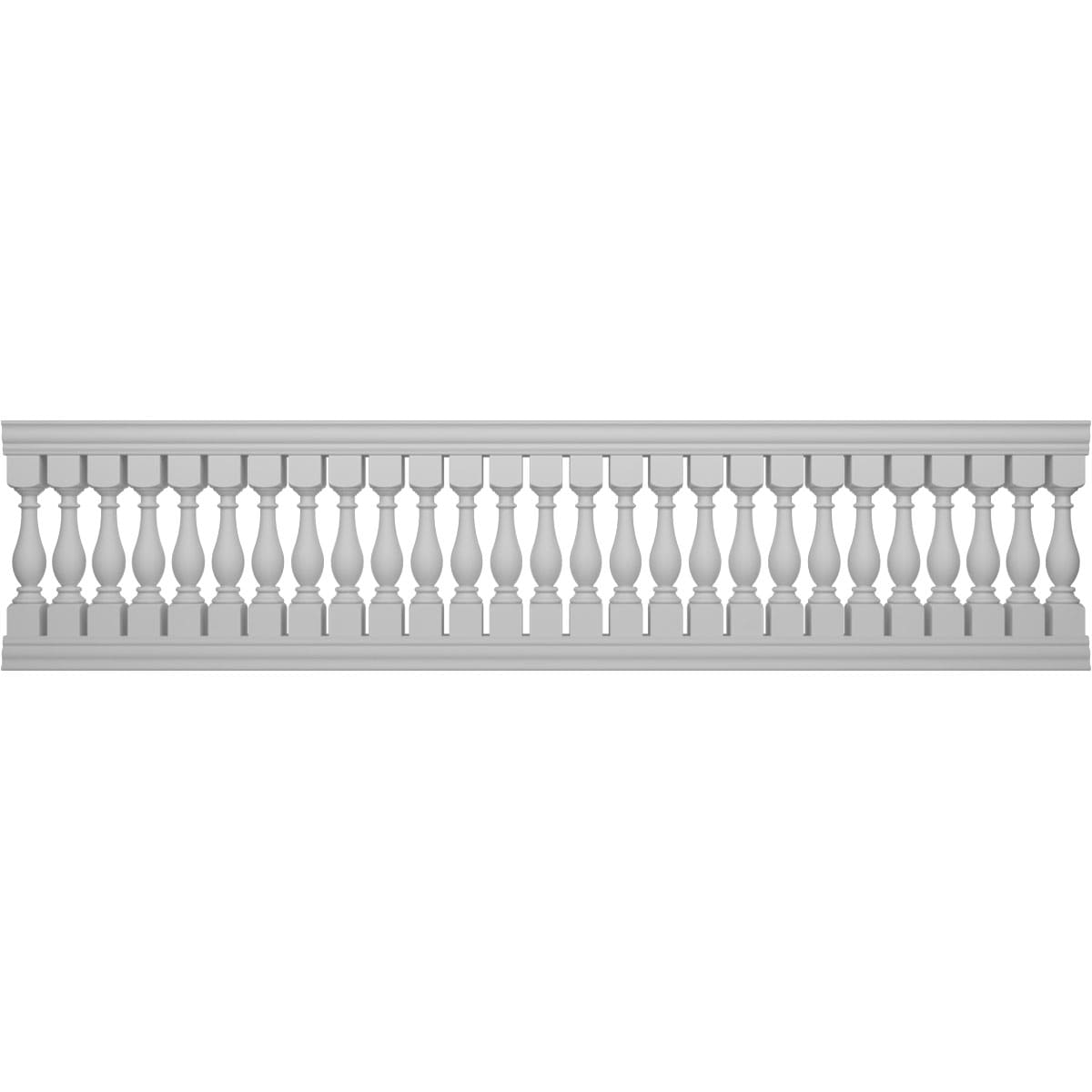 Ekena Millwork BALK42X168LGA FiberThane 14-Feet x 42-Inches Legacy Fiberglass Deck Rail Kit
