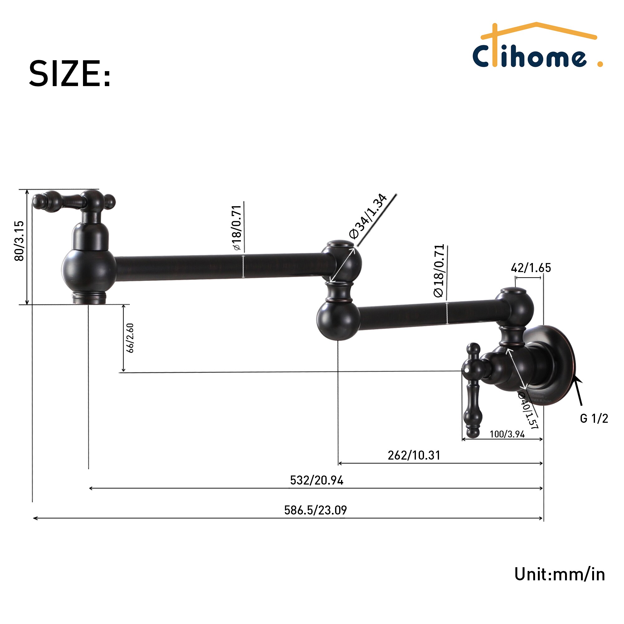 Clihome BM-KF601B Kitchen-Faucets - View #5