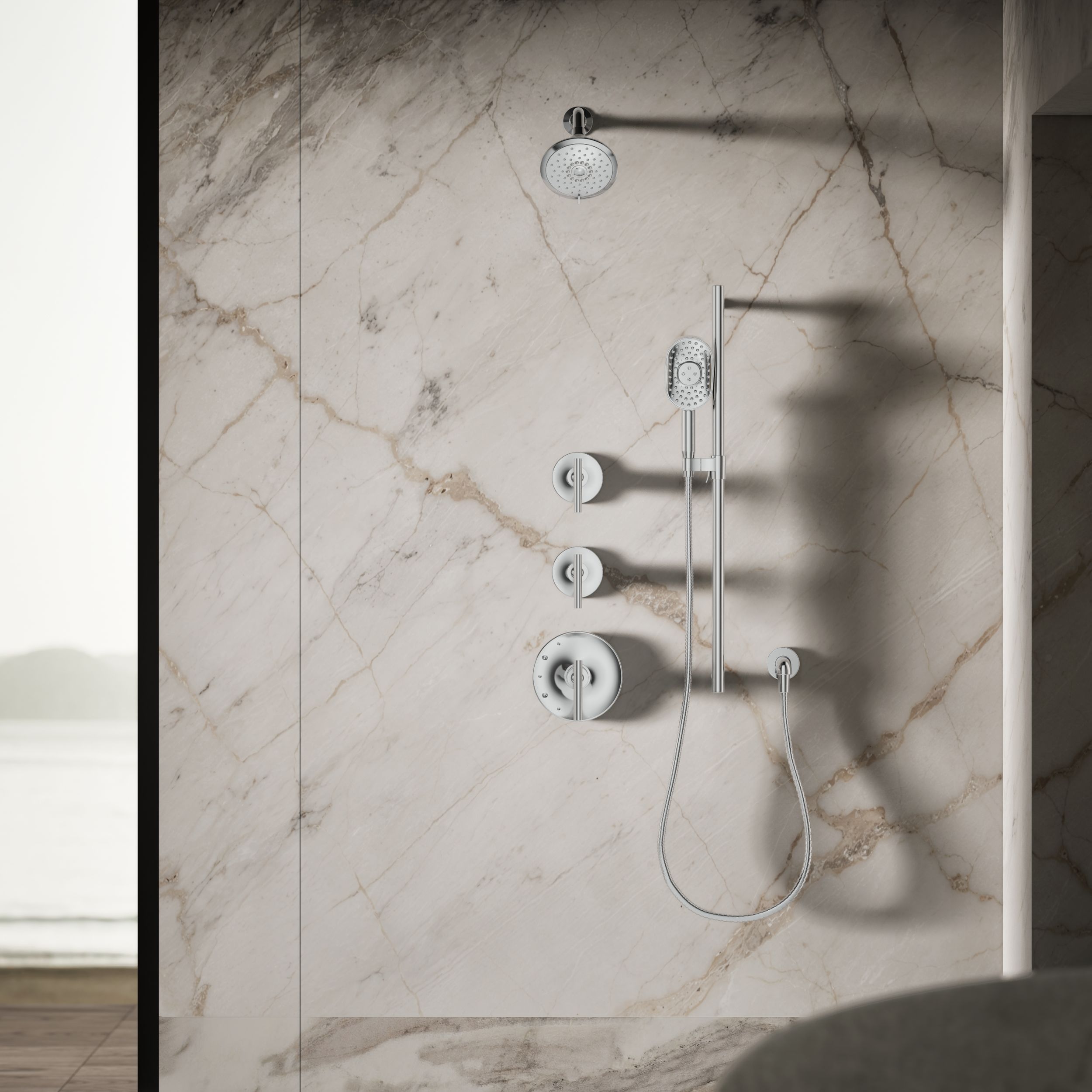 KOHLER K-22169-G-CP Fixed-Showerhead - View #10