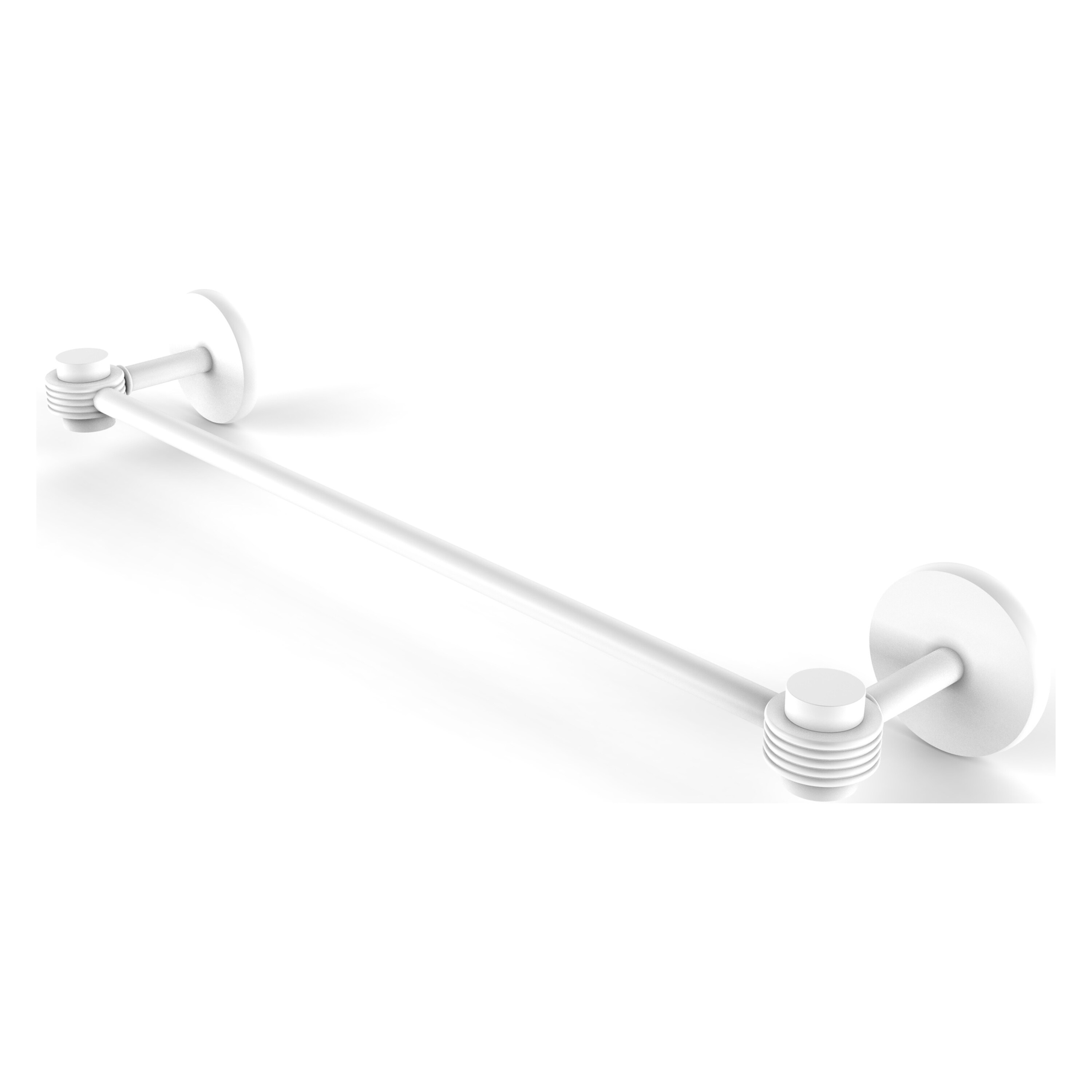 Allied Brass 7131G/18-WHM Satellite Orbit One 18-in Matte White Wall mount Single Towel Bar