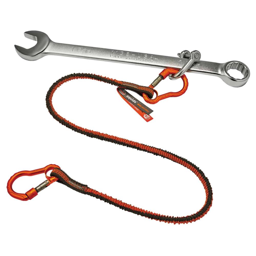 Ergodyne Squids 3102F(x) Tool Lanyard - Detachable Carabiner + Cinch Loop -  5lbs