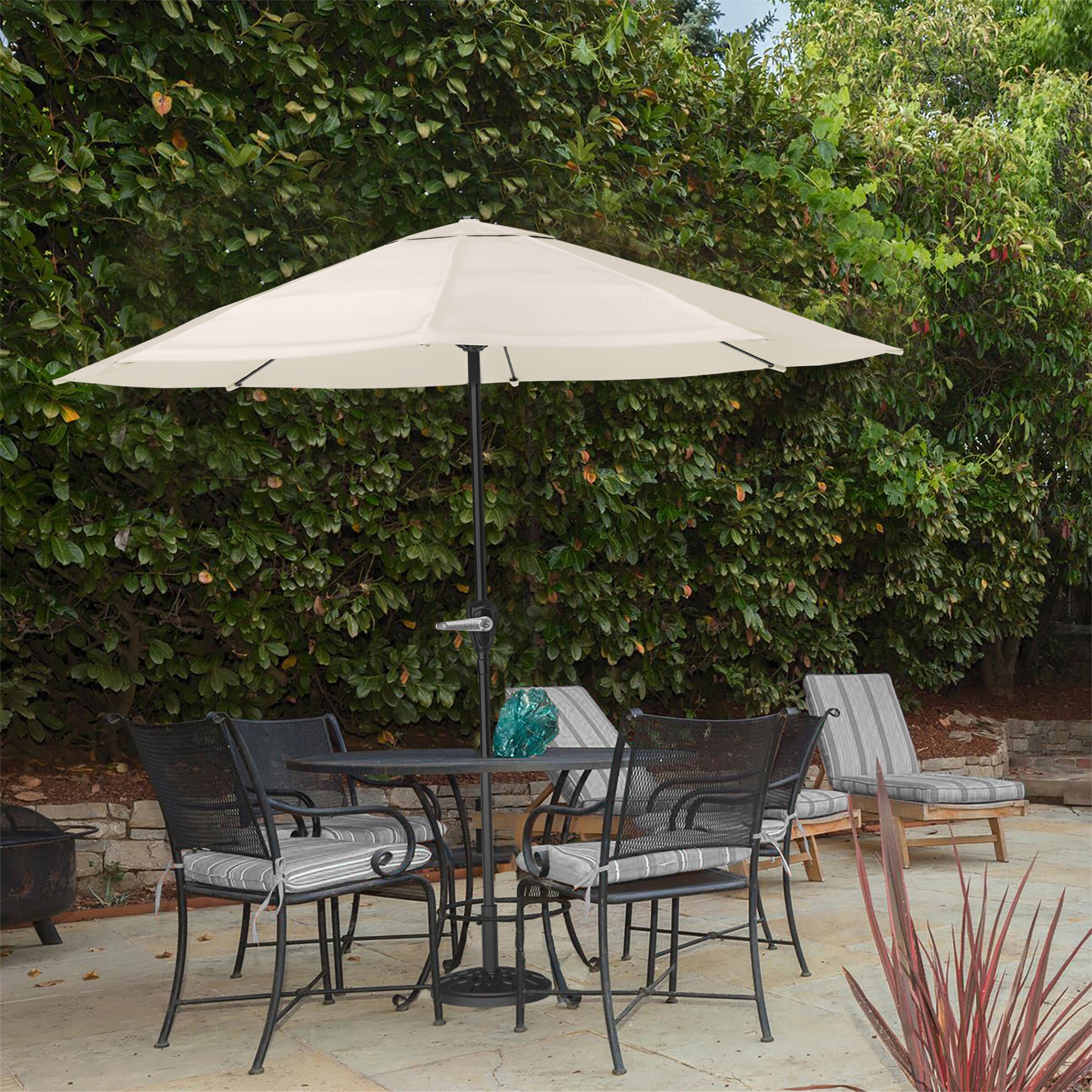 Nature Spring 9-ft Solid Garden Patio Umbrella in the Patio Umbrellas ...