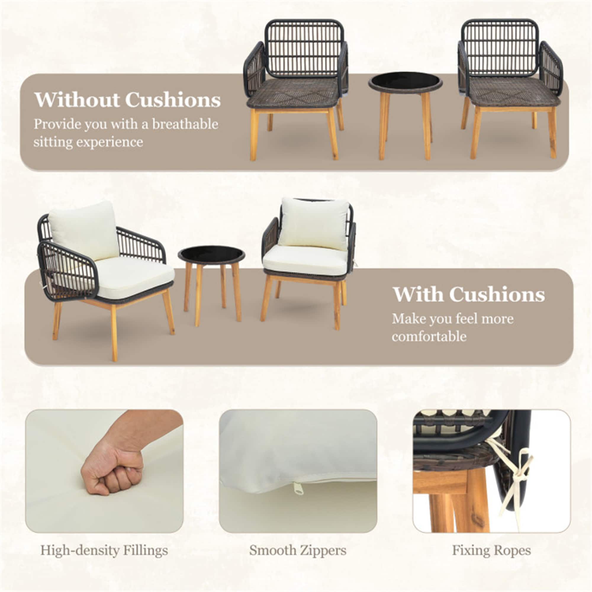 BABOOM BOM-81BT-CO Patio-Conversation-Sets - View #7