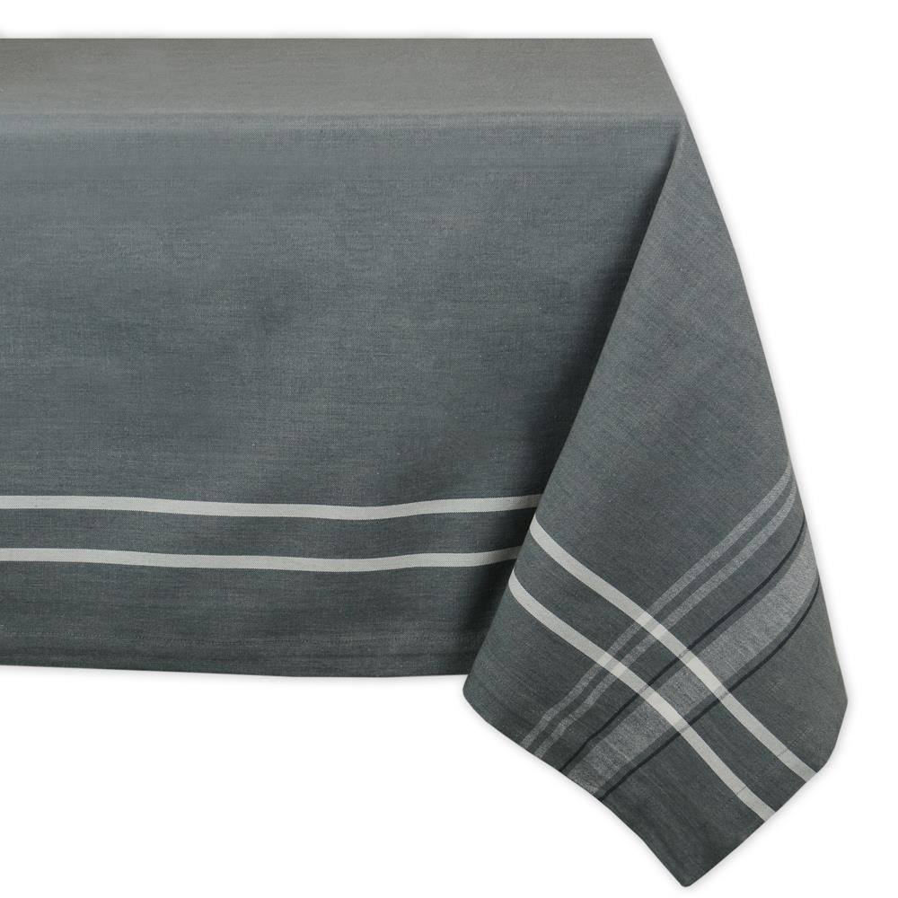 DII CAMZ36000 Chambray Gray Tablecloth