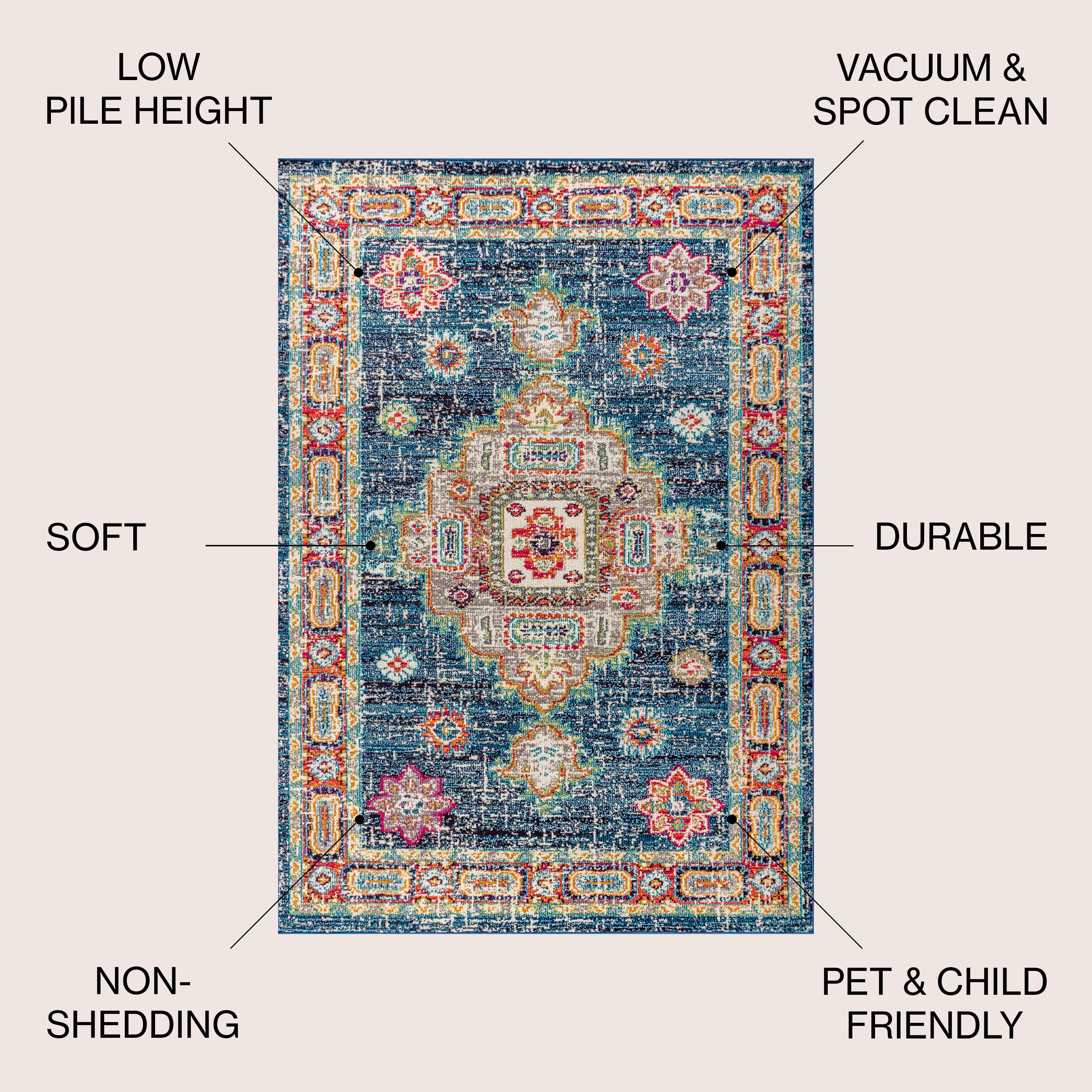 JONATHAN  Y BMF100B-8 rugs - View #3