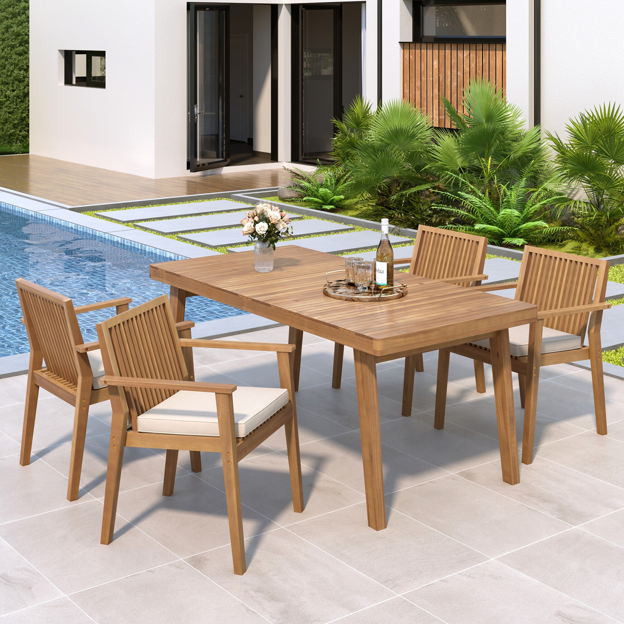SINOFURN SYF770031WD Patio-Dining-Sets - View #17