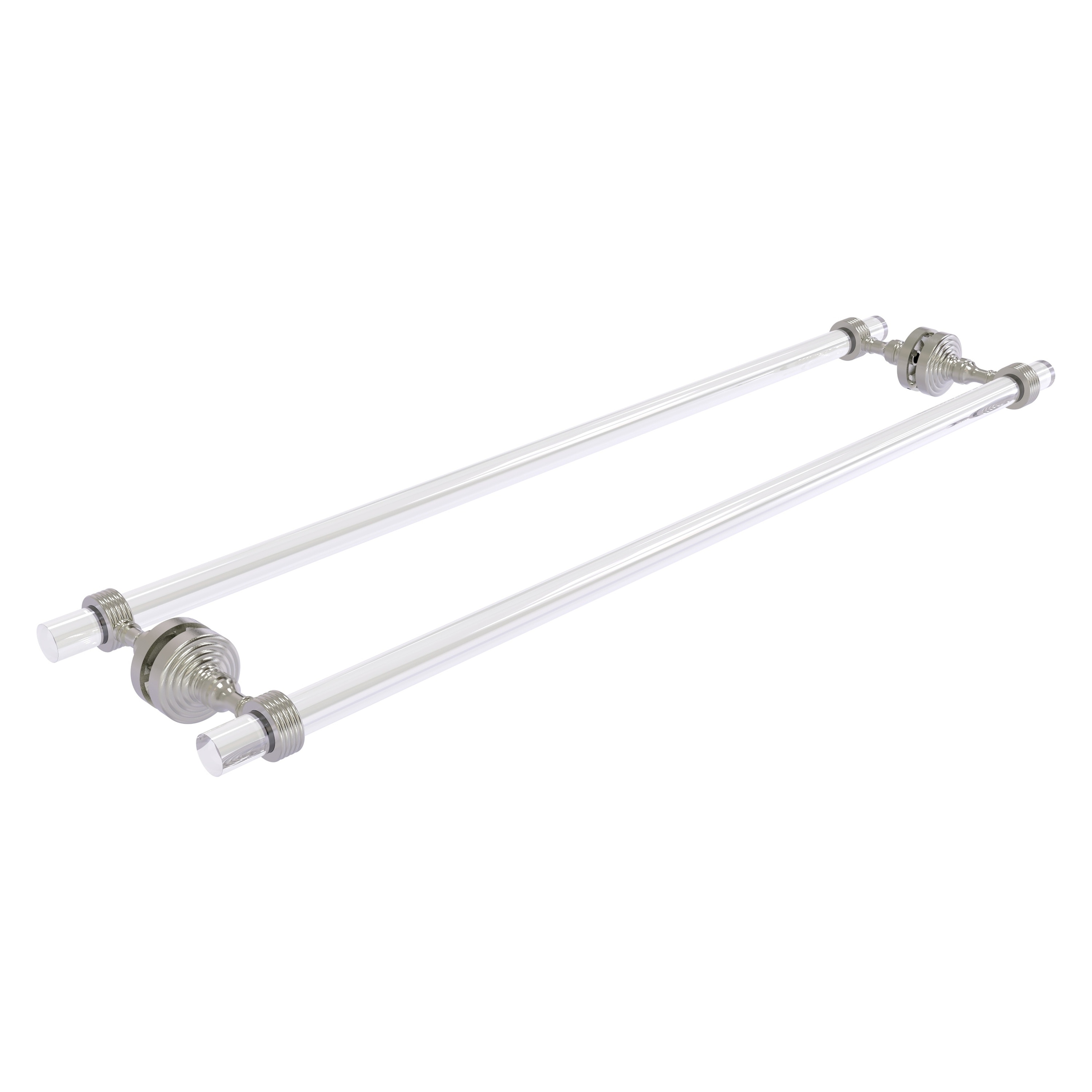Allied Brass PG-41G-BB-30-SN Pacific Grove 30-in double Satin Nickel Wall mount Double Towel Bar