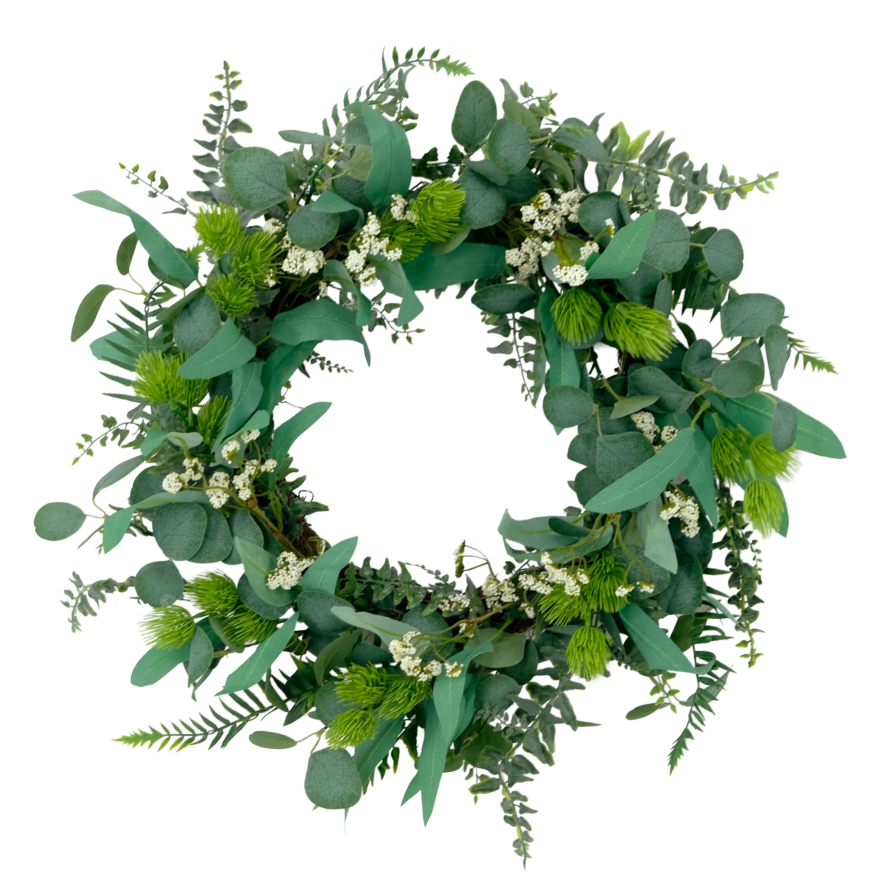 Puleo International 2578A-W24 24-in H Any occasion Hanging decoration Wreath