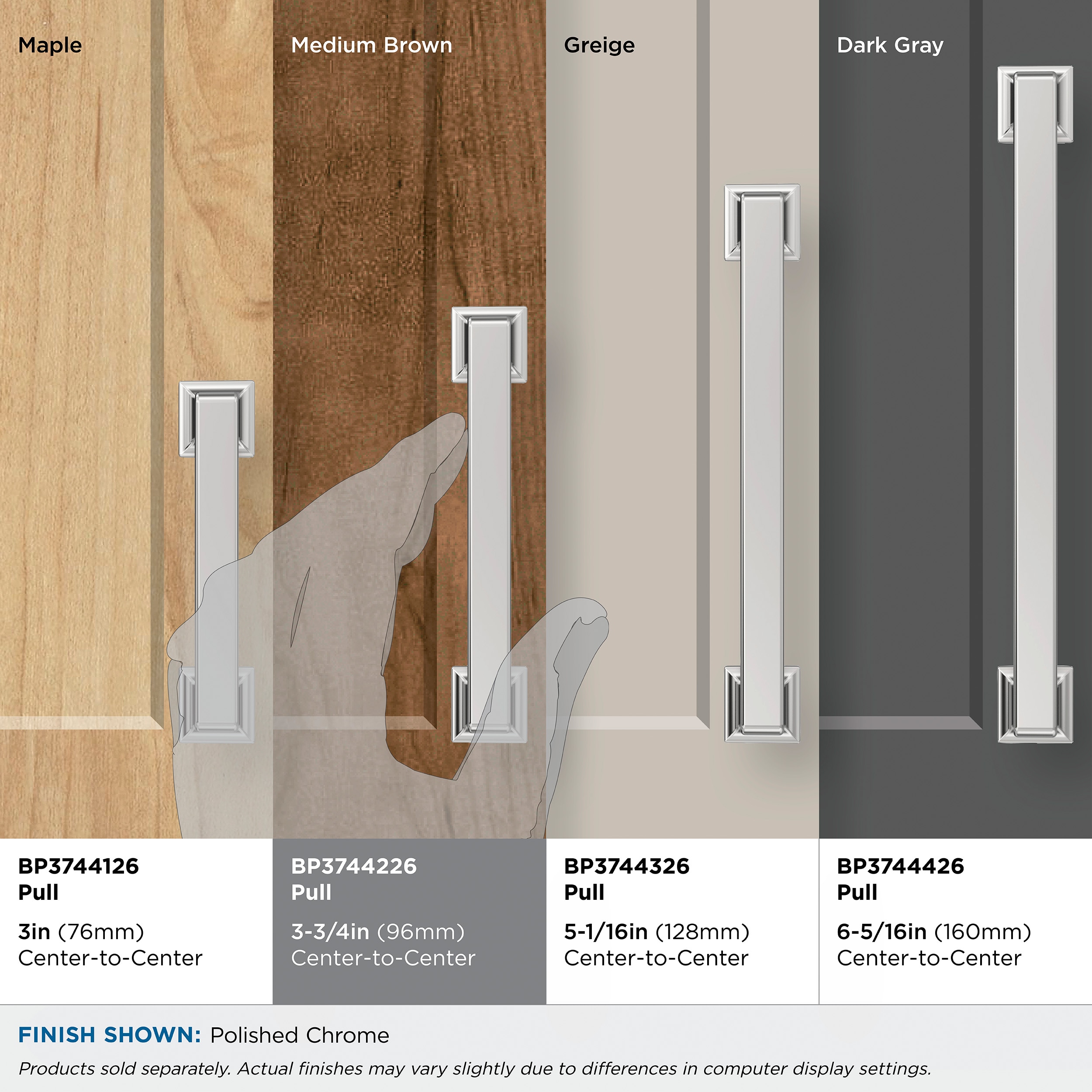 Amerock BP3744226 Cabinet-Pulls - View #8