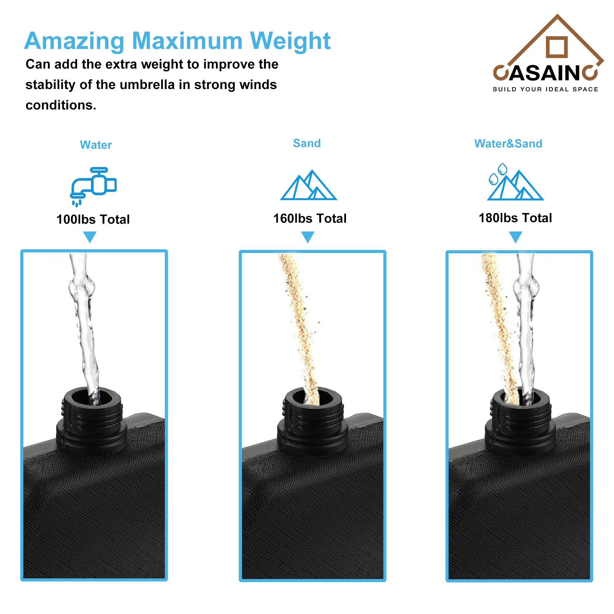 CASAINC HYS3509 Umbrella-Bases - View #4