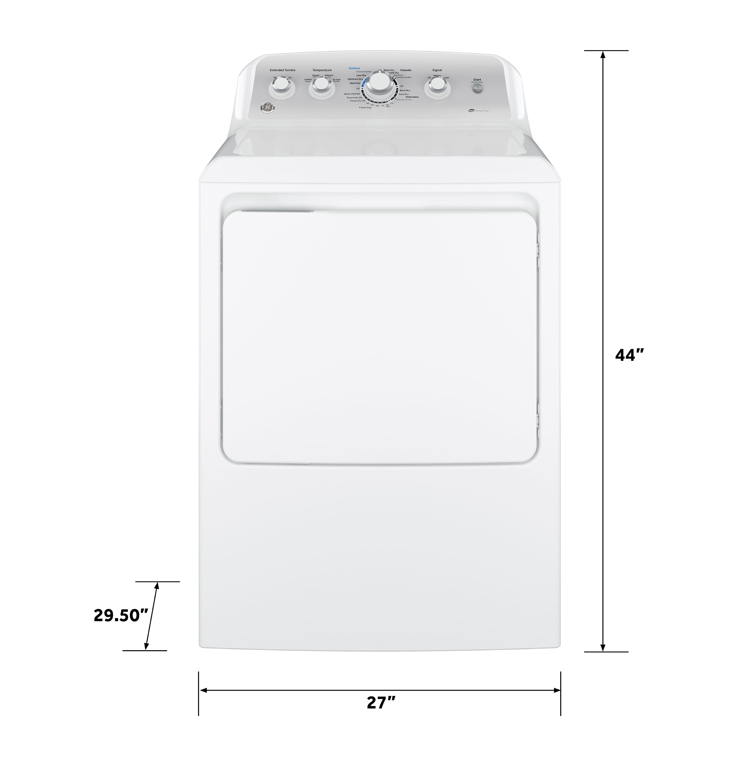 GE GTD45EASJWS Elec-Dry - View #11
