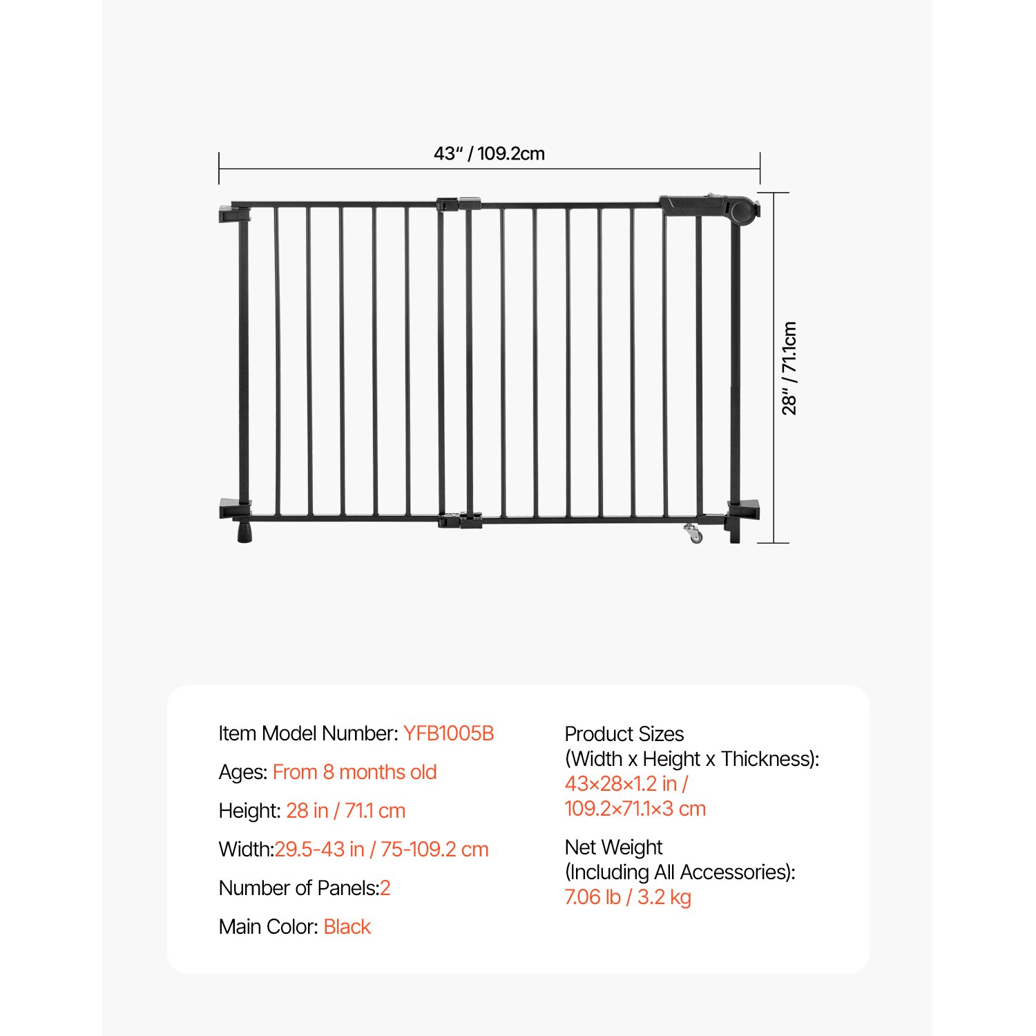VEVOR SCLGXCWZLHS207534V0 Child-Safety-Protection - View #7