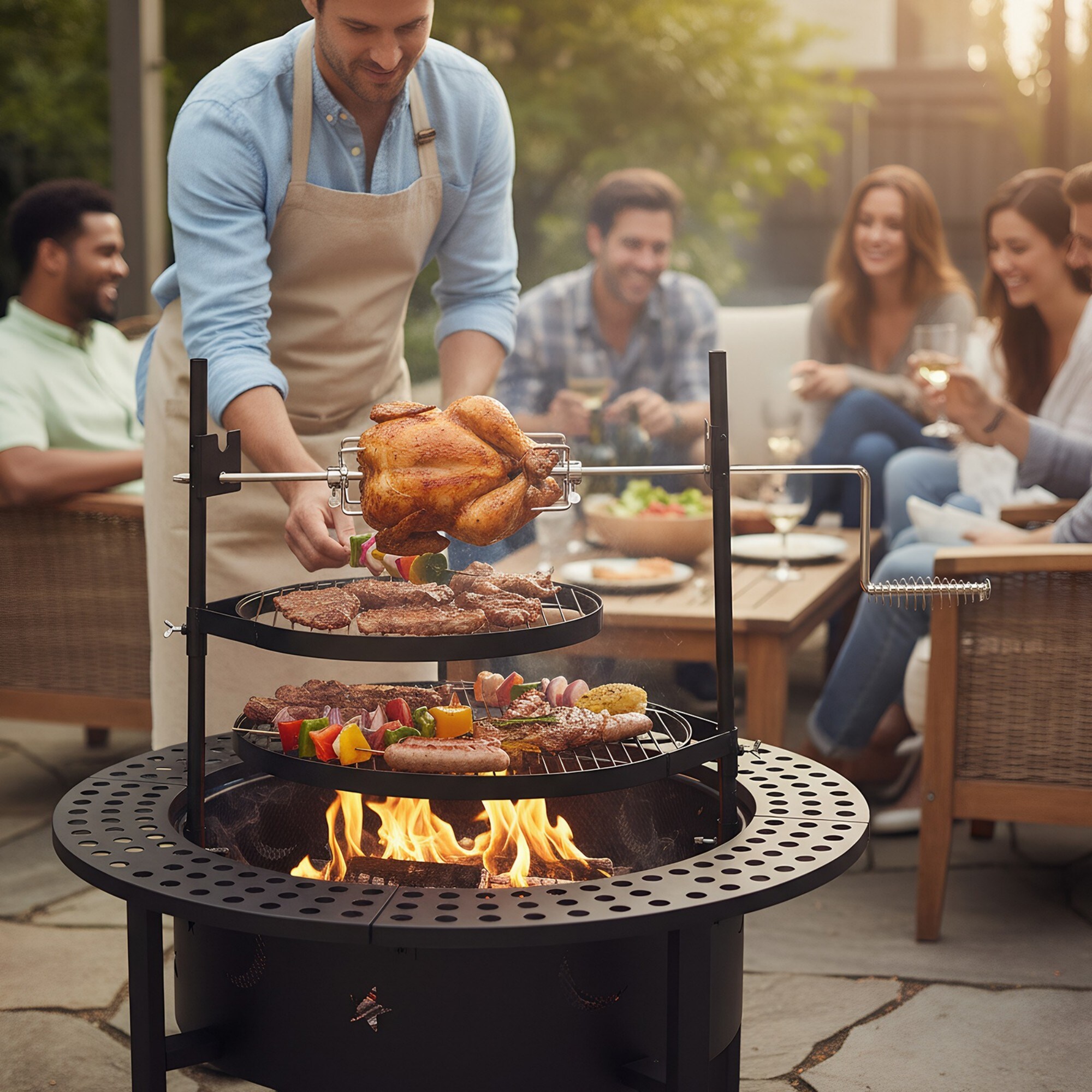 Numhew NHBEN38183 Outdoor-Woodburning-Firepits - View #6