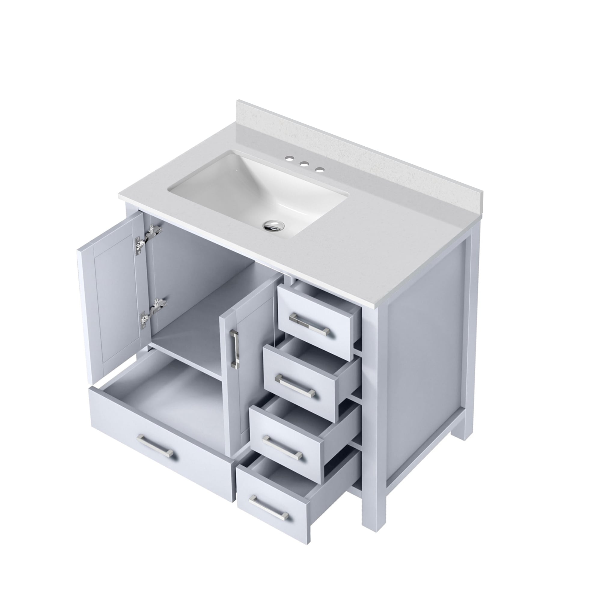 Lexora LVJ36SA300L Bath-Vanity-Combo - View #3