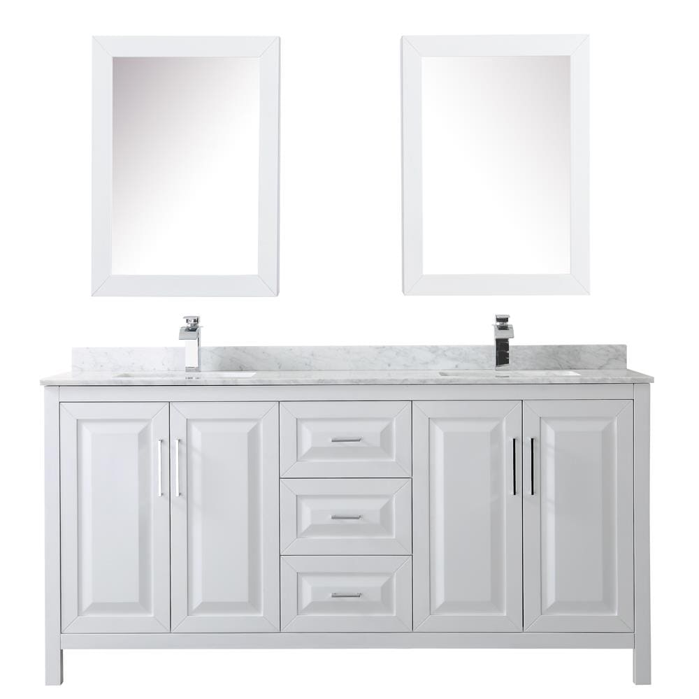 Wyndham Collection WCV252572DWHCMUNSMED Bath-Vanity-Combo - View #3