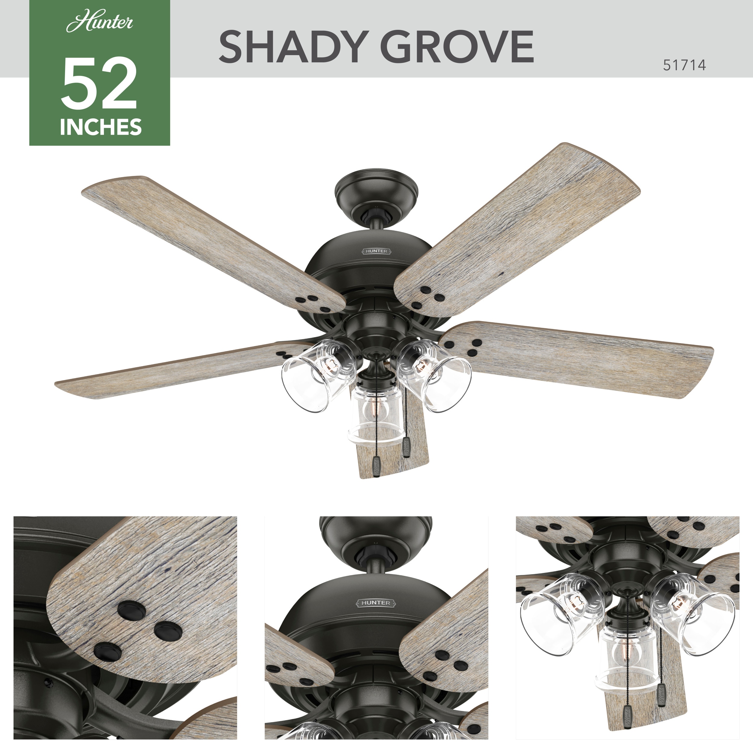 Hunter 51714 Ceiling-Fans - View #2