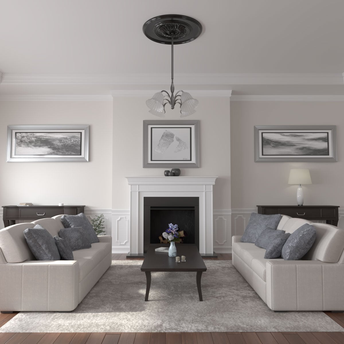 Ekena Millwork CM41FLBPS Ceiling-Medallions - View #4