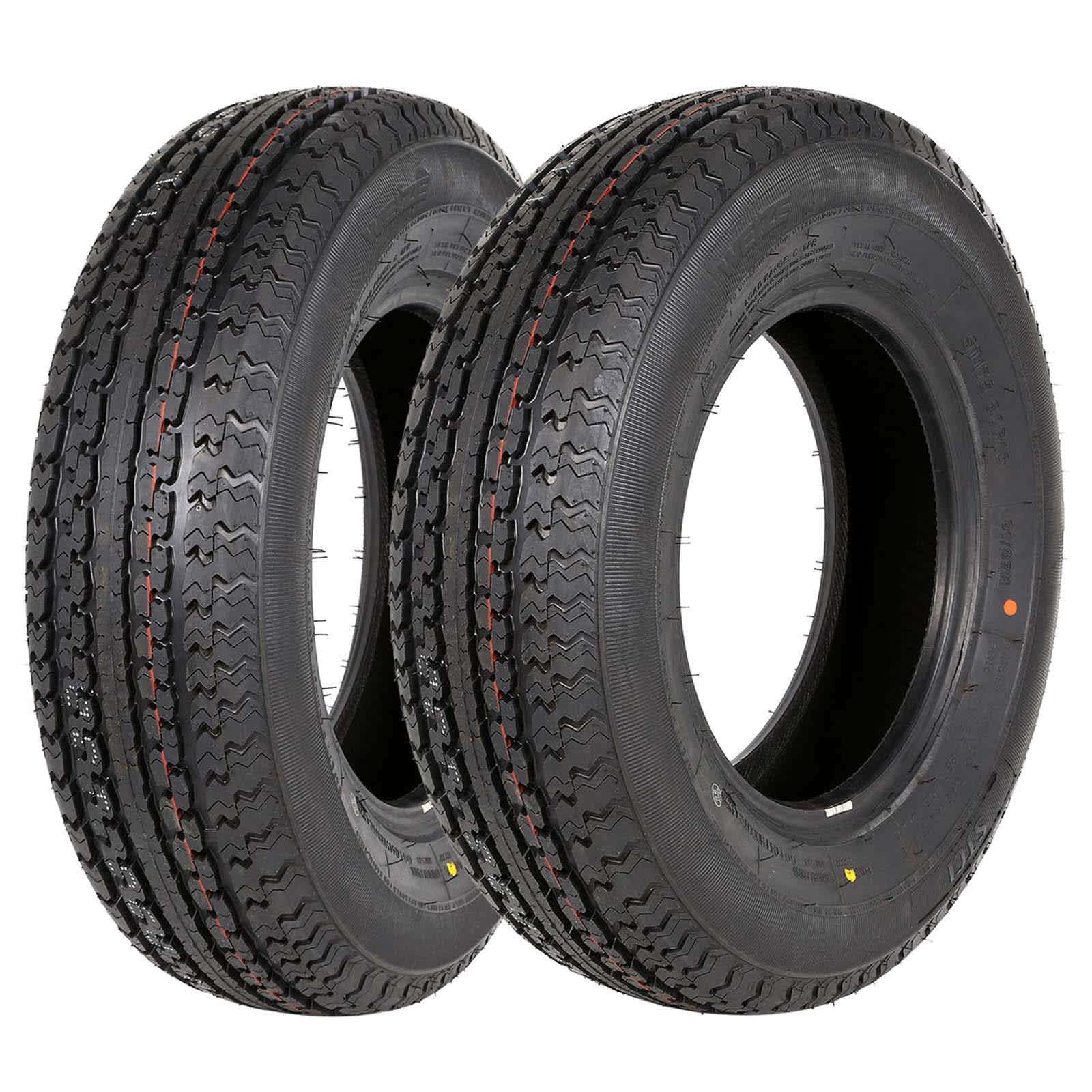 WEIZE ST175/80R13-2 13 in ST175/80R13 Trailer Tire Set of 2