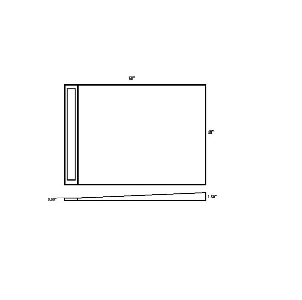 AlinO LKW-48-WOD60 Shower-Floor-Parts - View #3