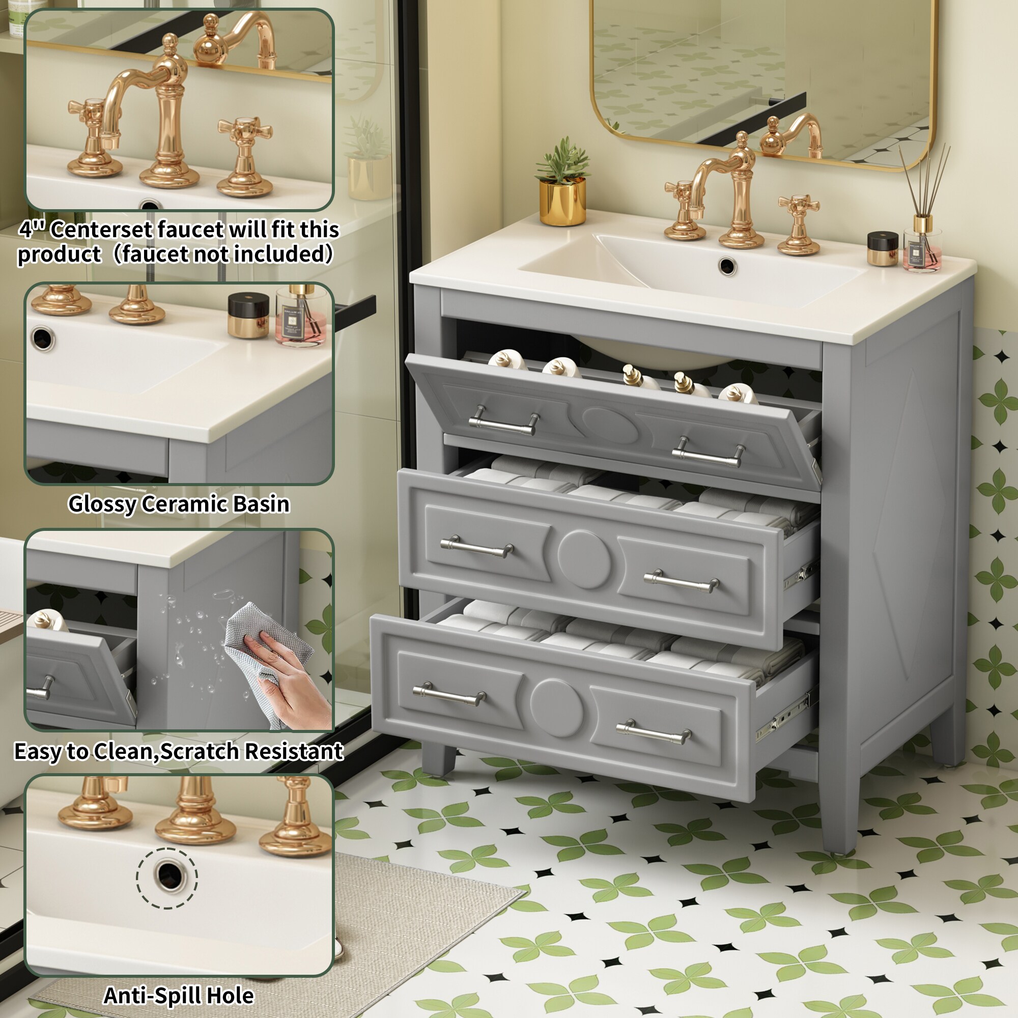 Tatayosi JJ-46209E Bath-Vanity-Combo - View #5