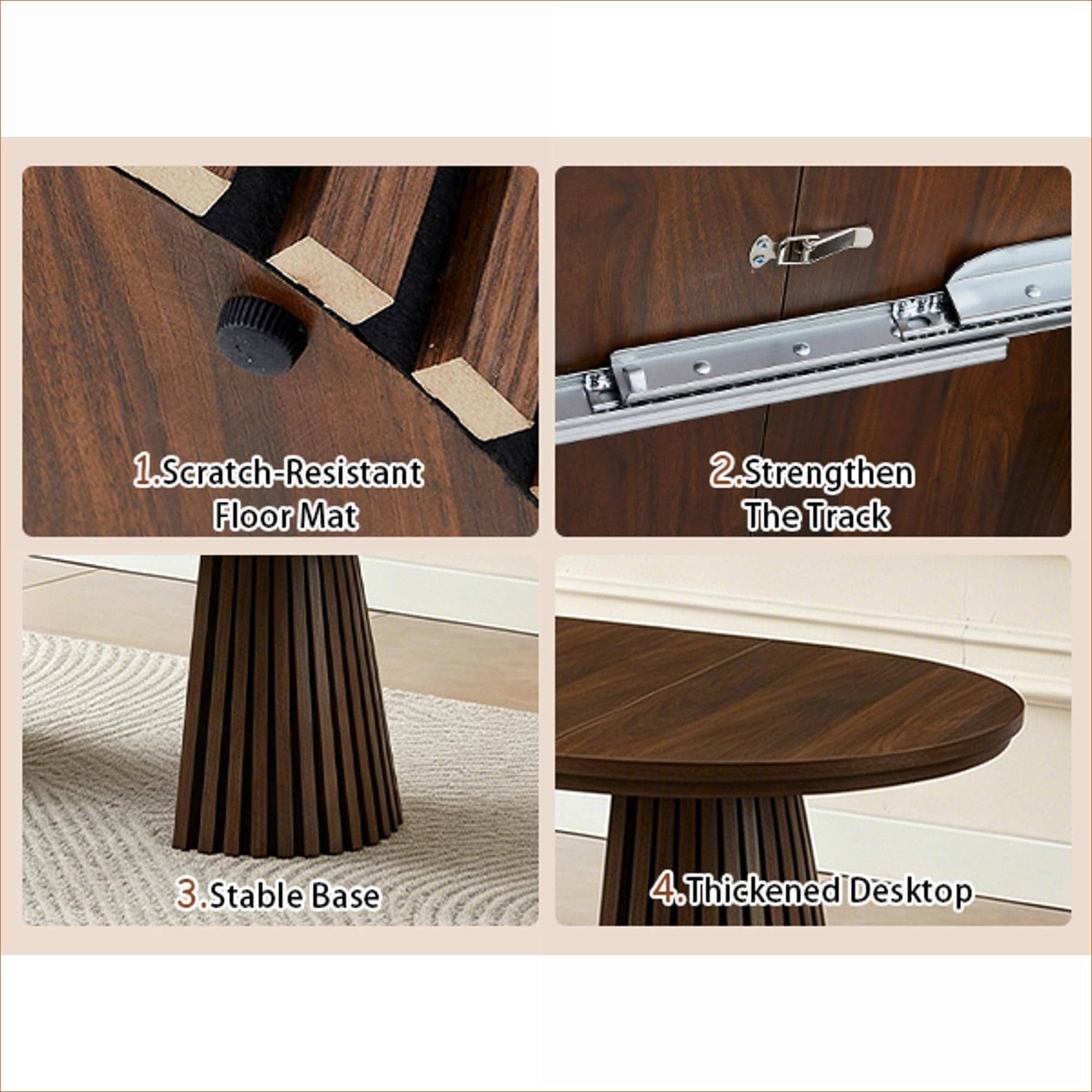 Watnature A1PZSDMN6BWV Dining-Tables - View #6
